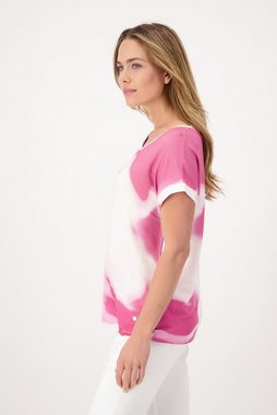 Monari T-Shirt Kurzarm Shirt mit allover print