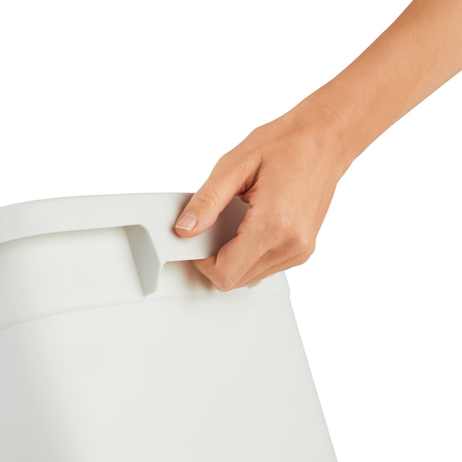 Modo Deckel, BPA-frei Mülleimer ohne 60l ROTHO Kunststoff Mülleimer Pro (PP)