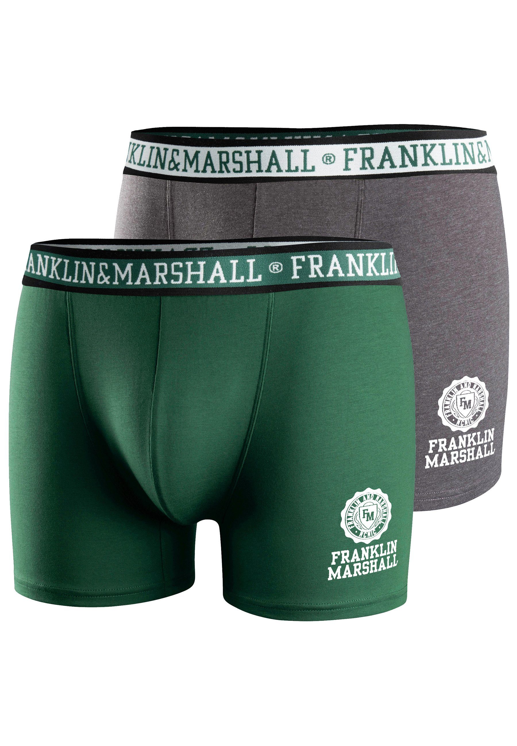 FRANKLIN AND MARSHALL Boxershorts Rays Stretch Vent (1-St) Dunkelgrau