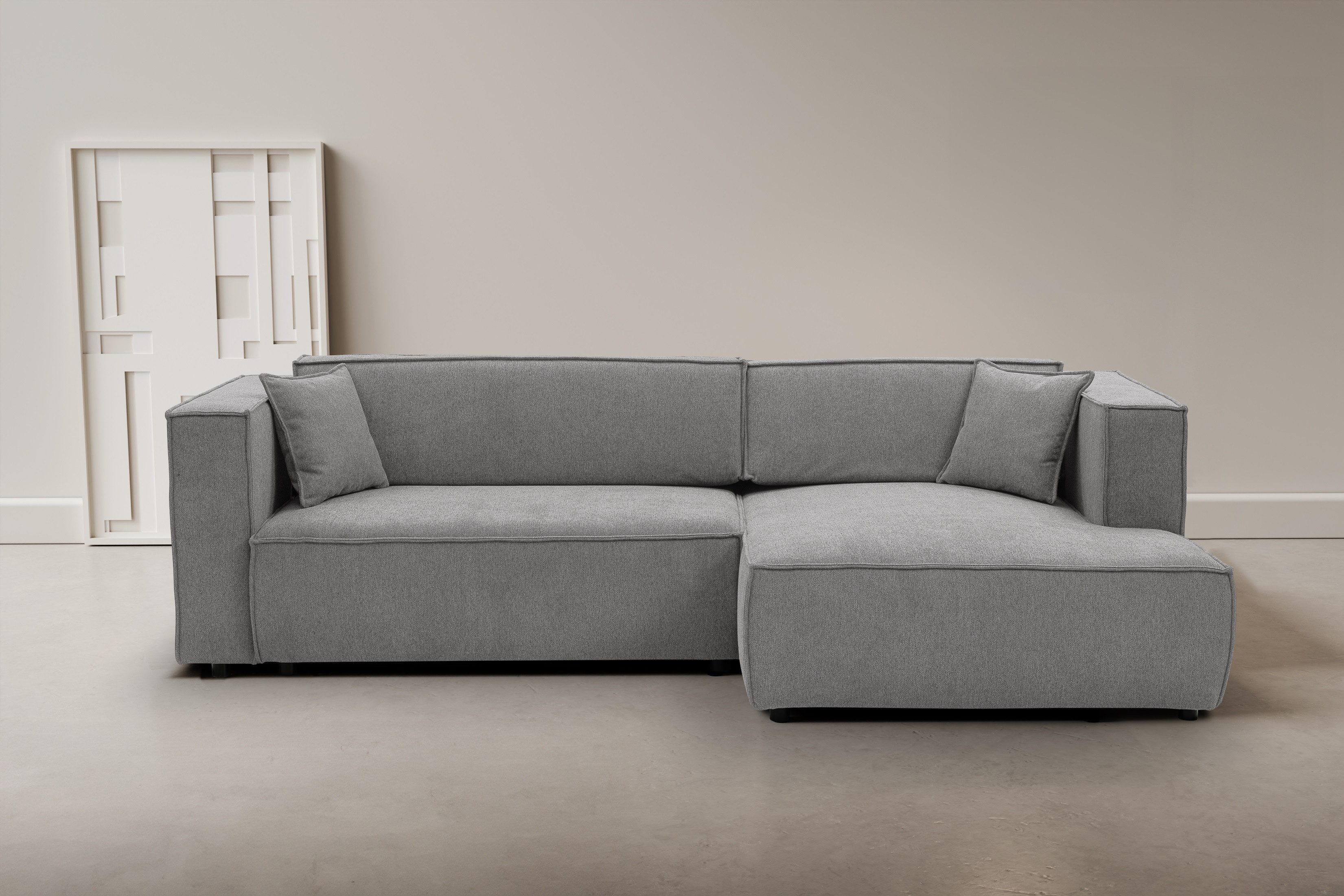 WERK2 Ecksofa Atlanta, moderne Designsprache, Stellmaße günstig online kaufen