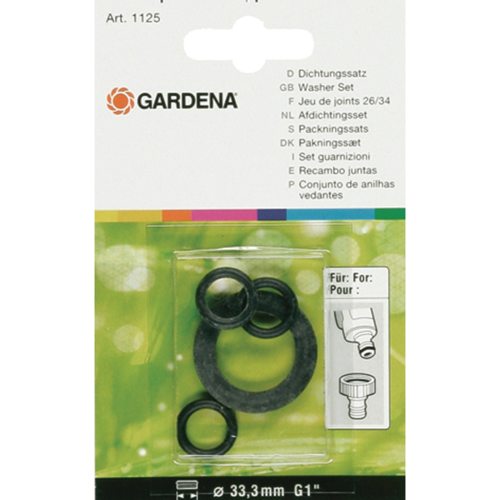 Bewässerungssystem GARDENA SB-Dichtungs-Satz, (26,5mm (G 3/4)