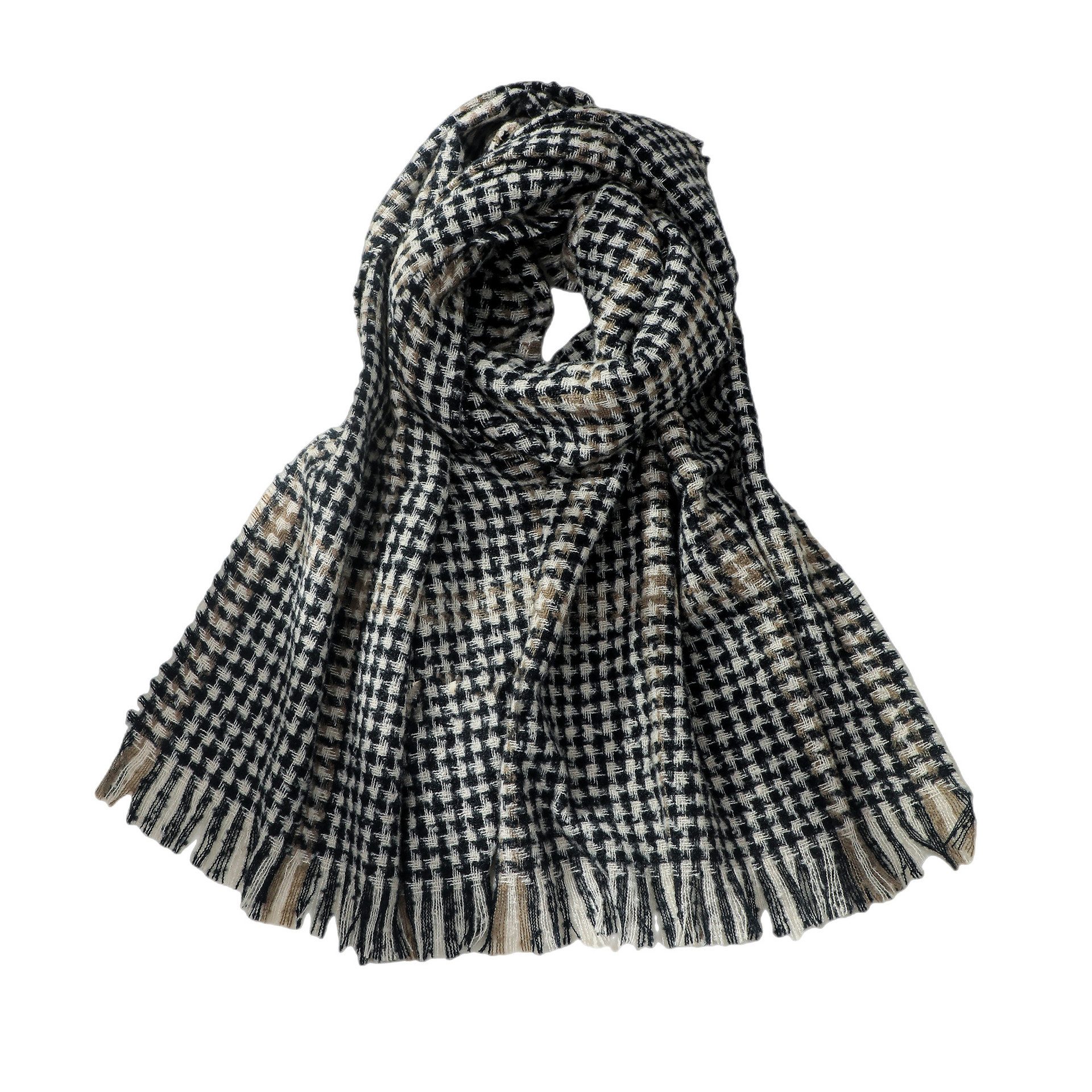 Blusmart Modeschal Retro-Hahnentritt-Schal für Herbst und günstig online kaufen