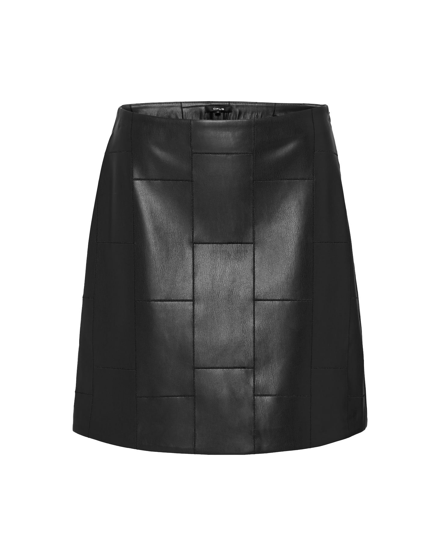 OPUS Lederrock Minirock ROMELA A-Linie in Leder Optik günstig online kaufen