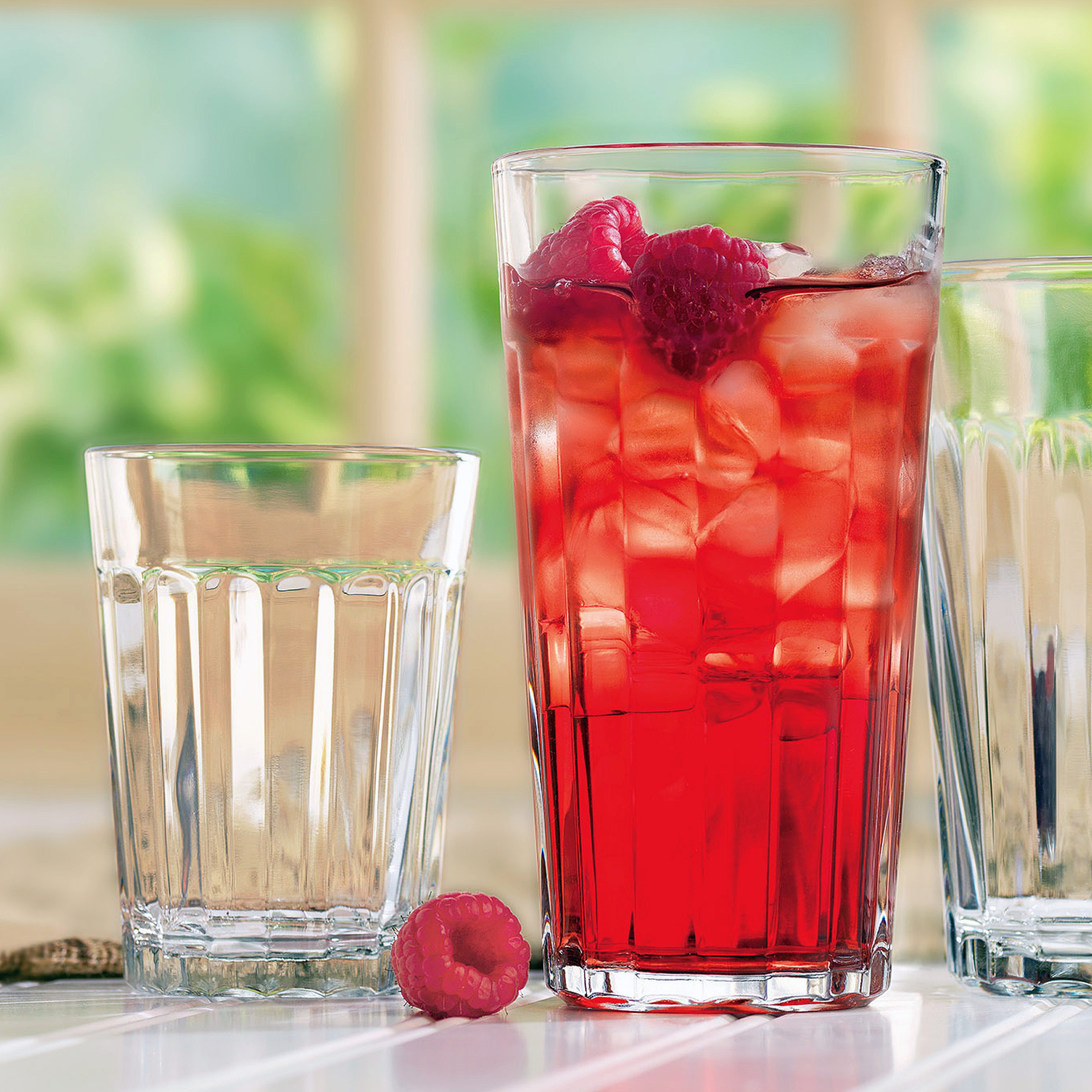 LIBBEY Gläser-Set Rocks Glas -PANELED TUMBLERS- 207 ml, Ø: 7,5 cm, H: 10,5 cm, 12er Set, 12-tlg., Glas, hochwertig verarbeitet, im modernen Design – Bild 2 von 5