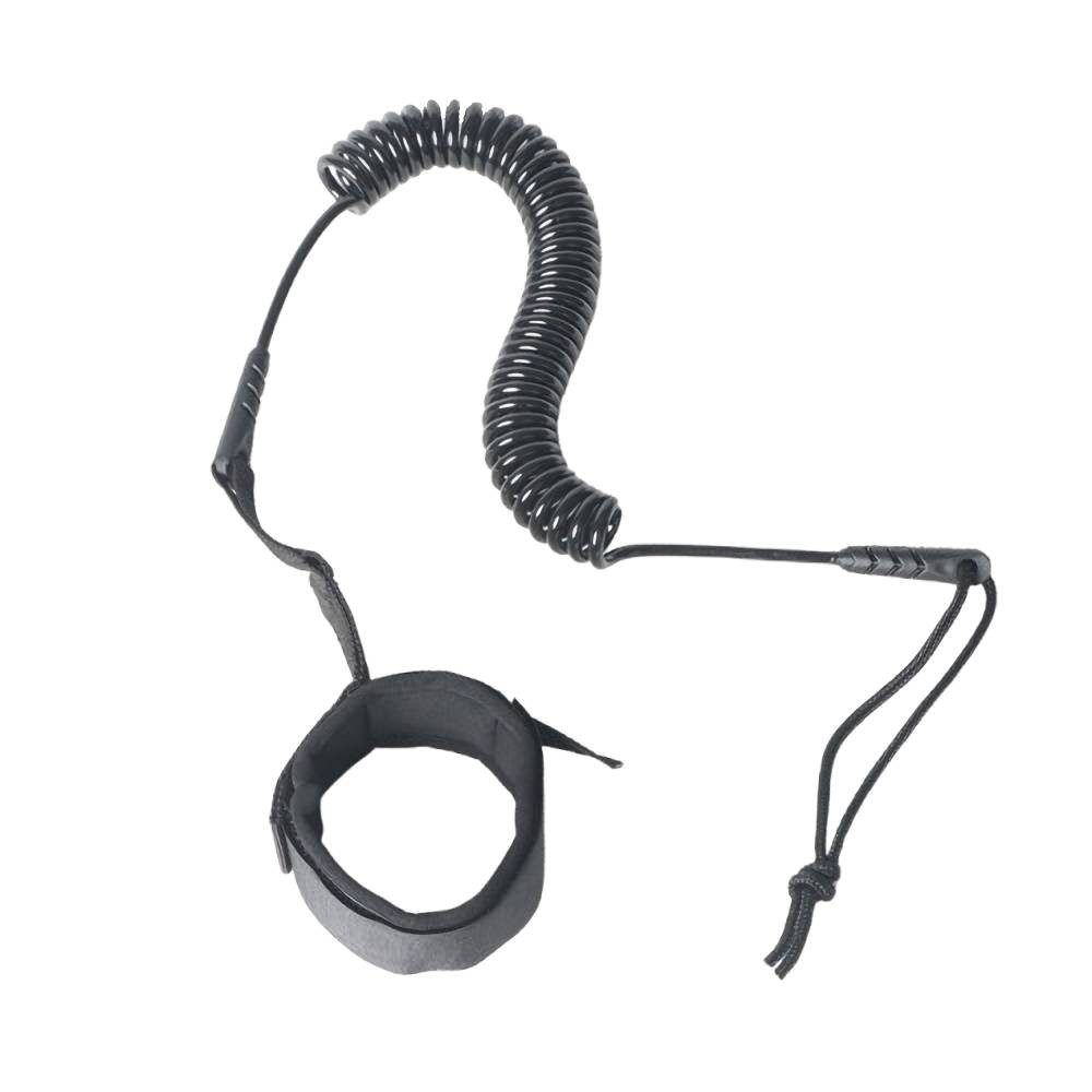 Blusmart SUP-Leash Spiralleinen mit Stopfen, (Spiralleinen mit Stopfen, Handgelenkschlaufe, Spule, TPU, Sup-Board), Für Bodyboard und Paddleboard