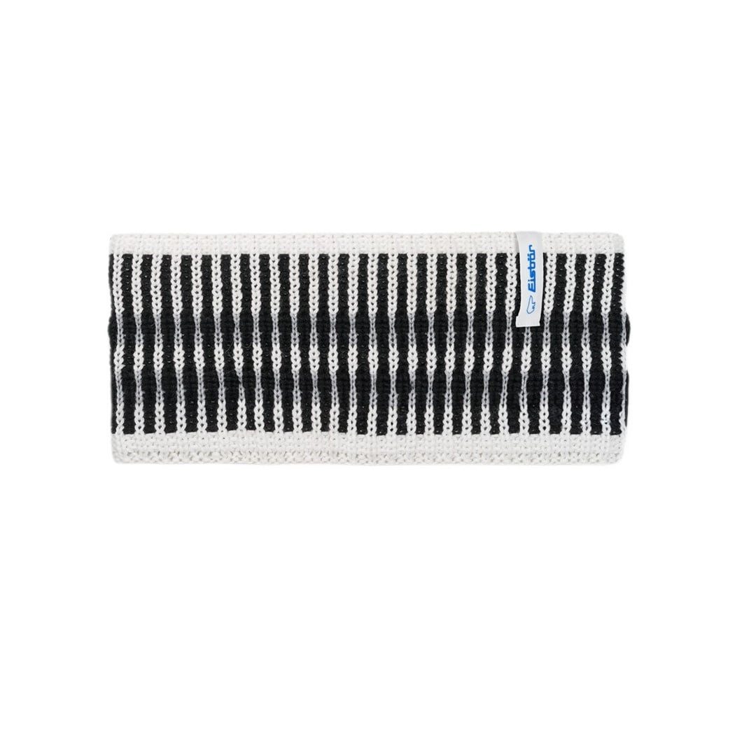 Stirnband Iska - Merinomix - schwarz/weiss - 1 Stück