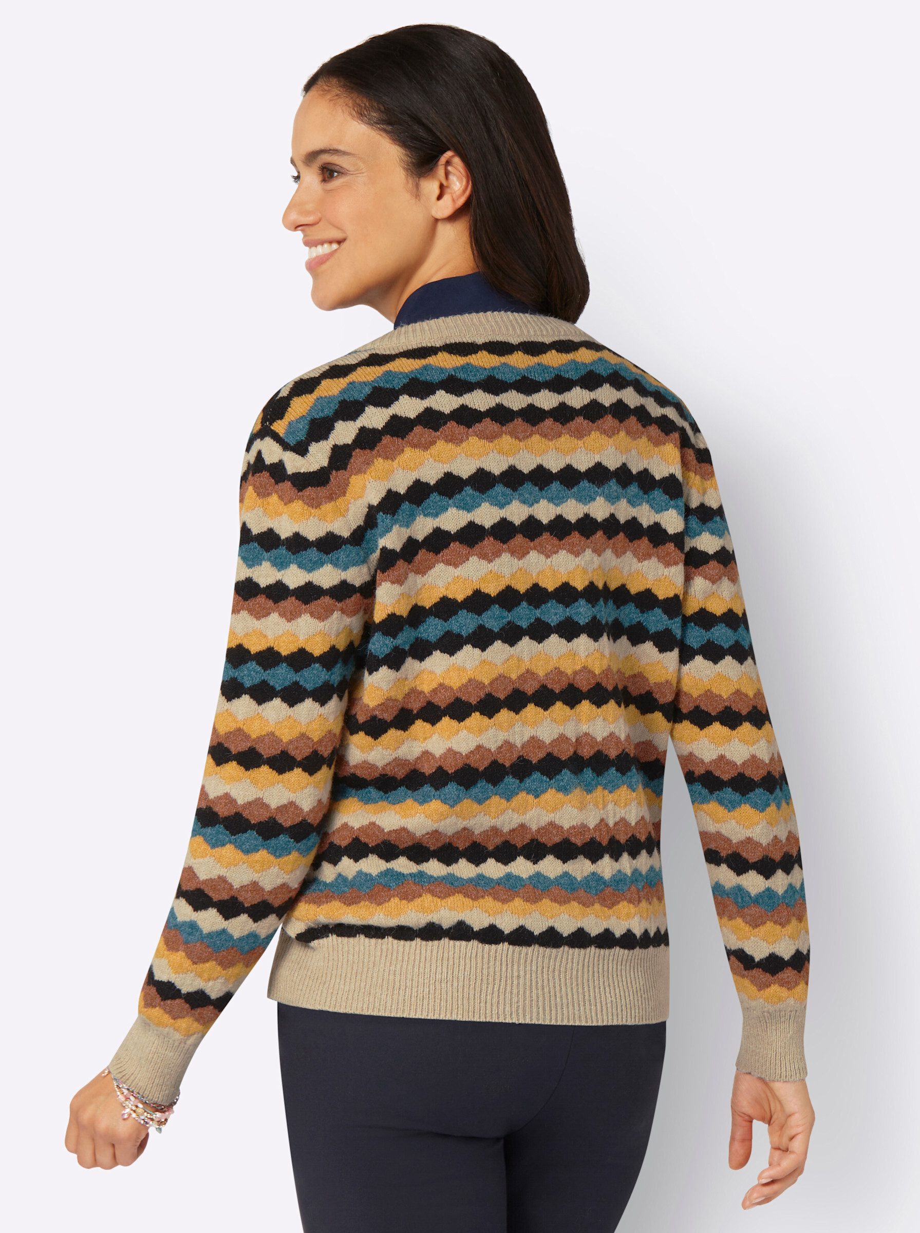 Witt Strickjacke Strickjacke Langarm Jersey