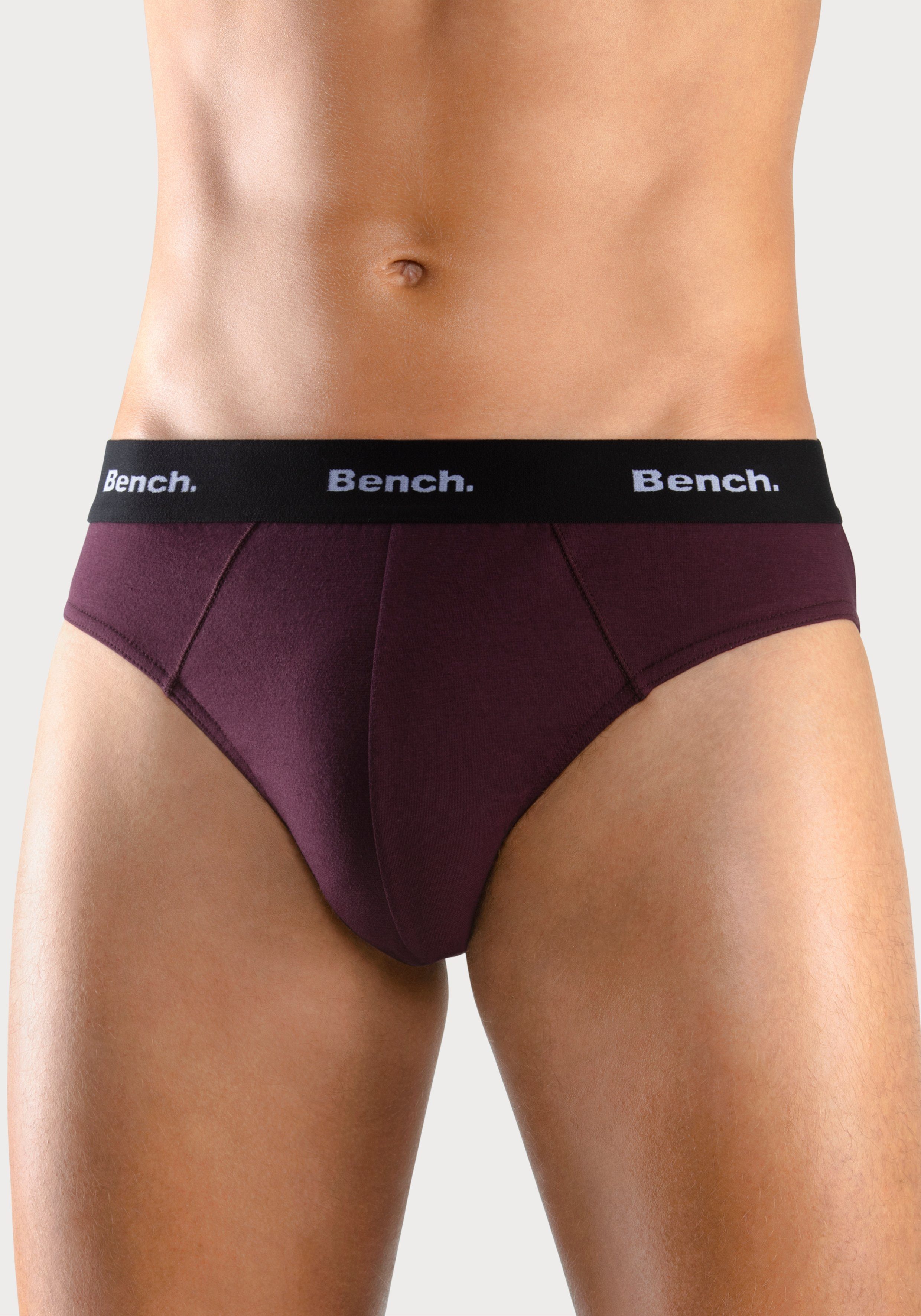 Bench. Slip (Packung, 4-St) mit kontrastfarbigem Webbündchen