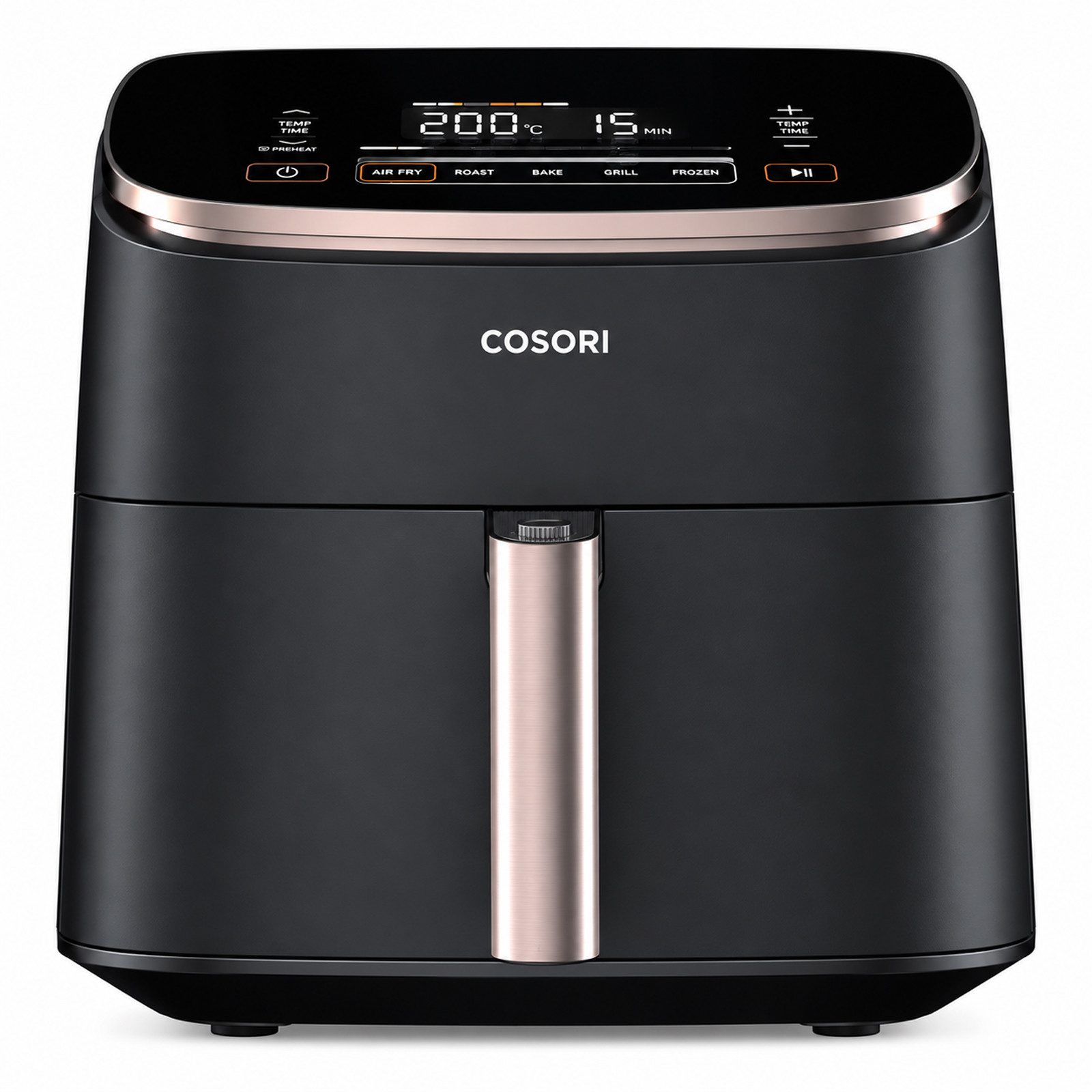 Cosori Heißluftfritteuse COSORI CAF-DC602-KEUR, Kabellose Heißluftfritteuse mit voreingestellten Programmen
