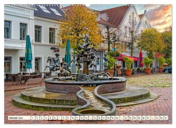 CALVENDO Wandkalender Reise durch Deutschland - Jever in Friesland (Premium, hochwertiger DIN A2 Wandkalender 2023, Kunstdruck in Hochglanz)