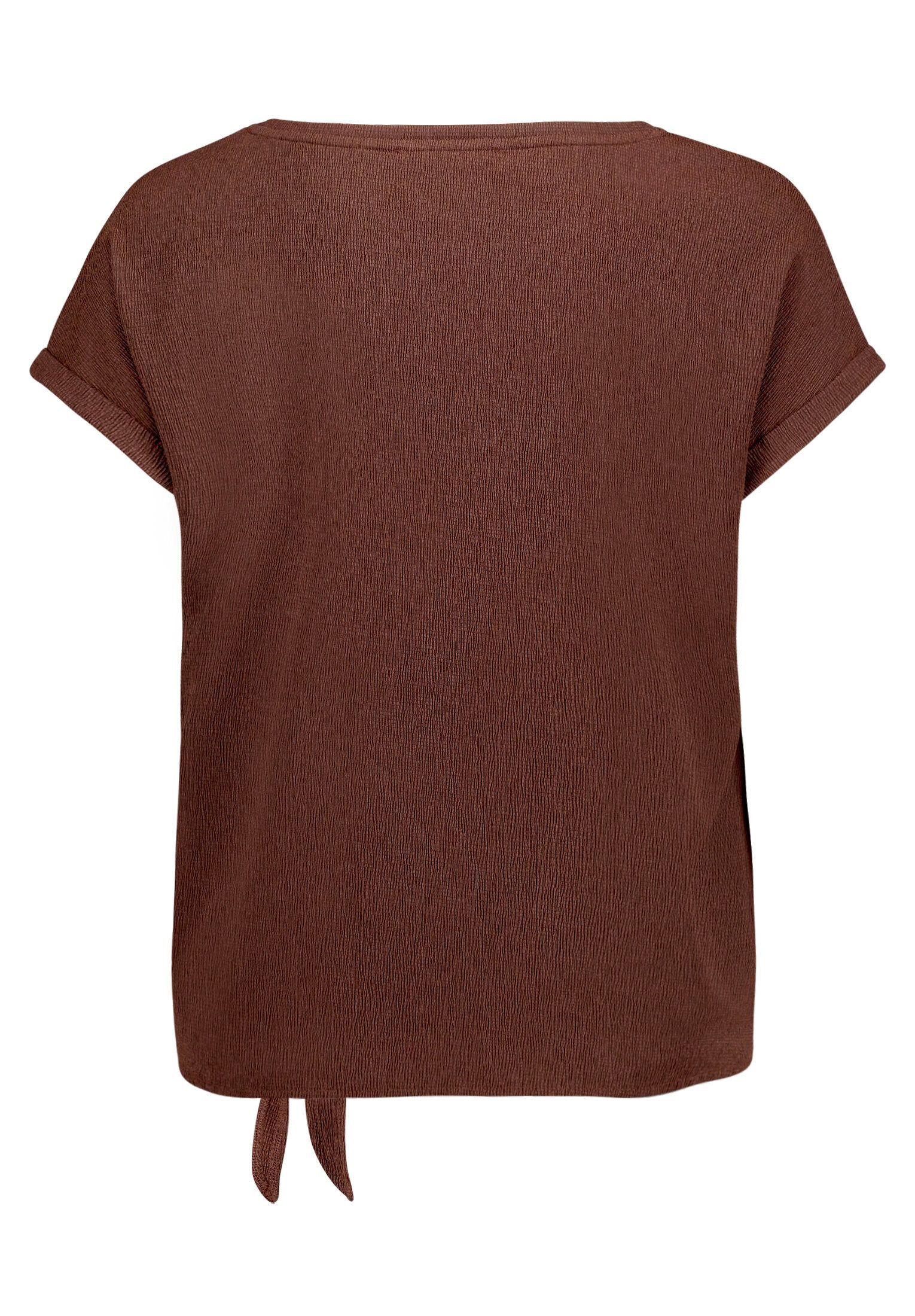 Betty Barclay Kurzarmshirt Damen mit Schleifenknoten (1-tlg)