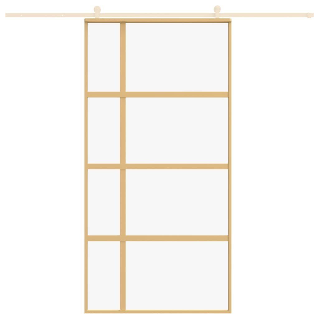 vidaXL Haustür Schiebetür Golden 102,5x205 cm günstig online kaufen