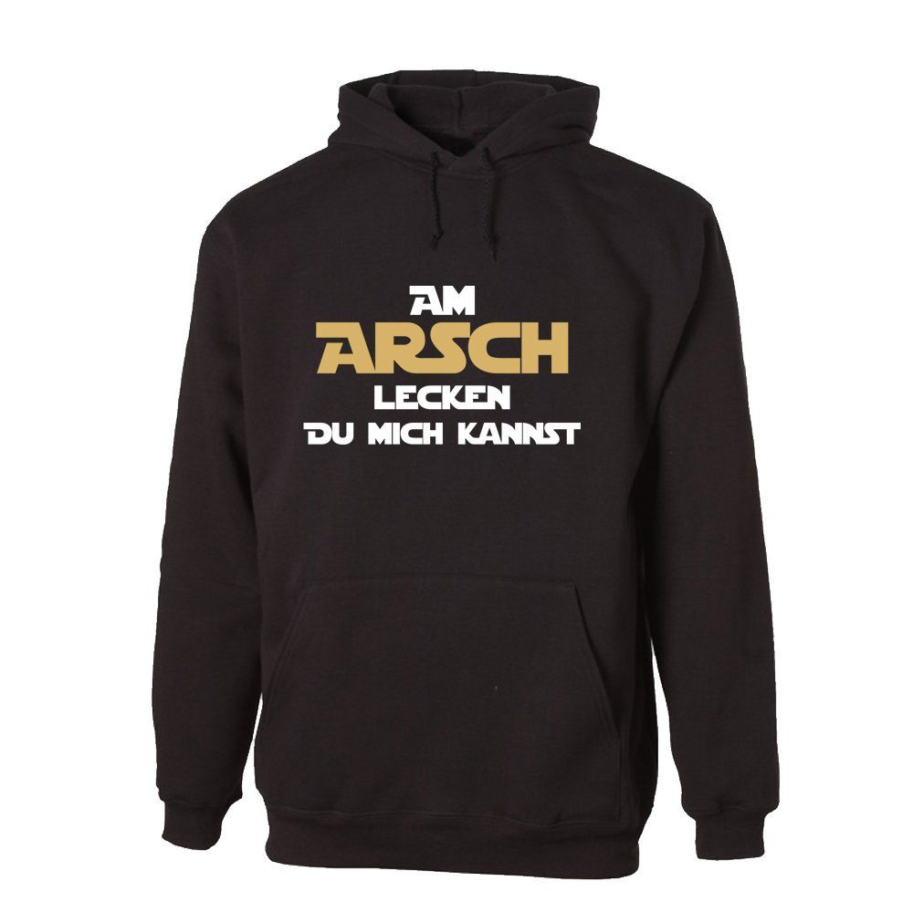 G-graphics Hoodie Am Arsch lecken du mich kannst mit trendigem Frontprint, Aufdruck auf der Vorderseite, Spruch/Sprüche/Print/Motiv, für jung & alt