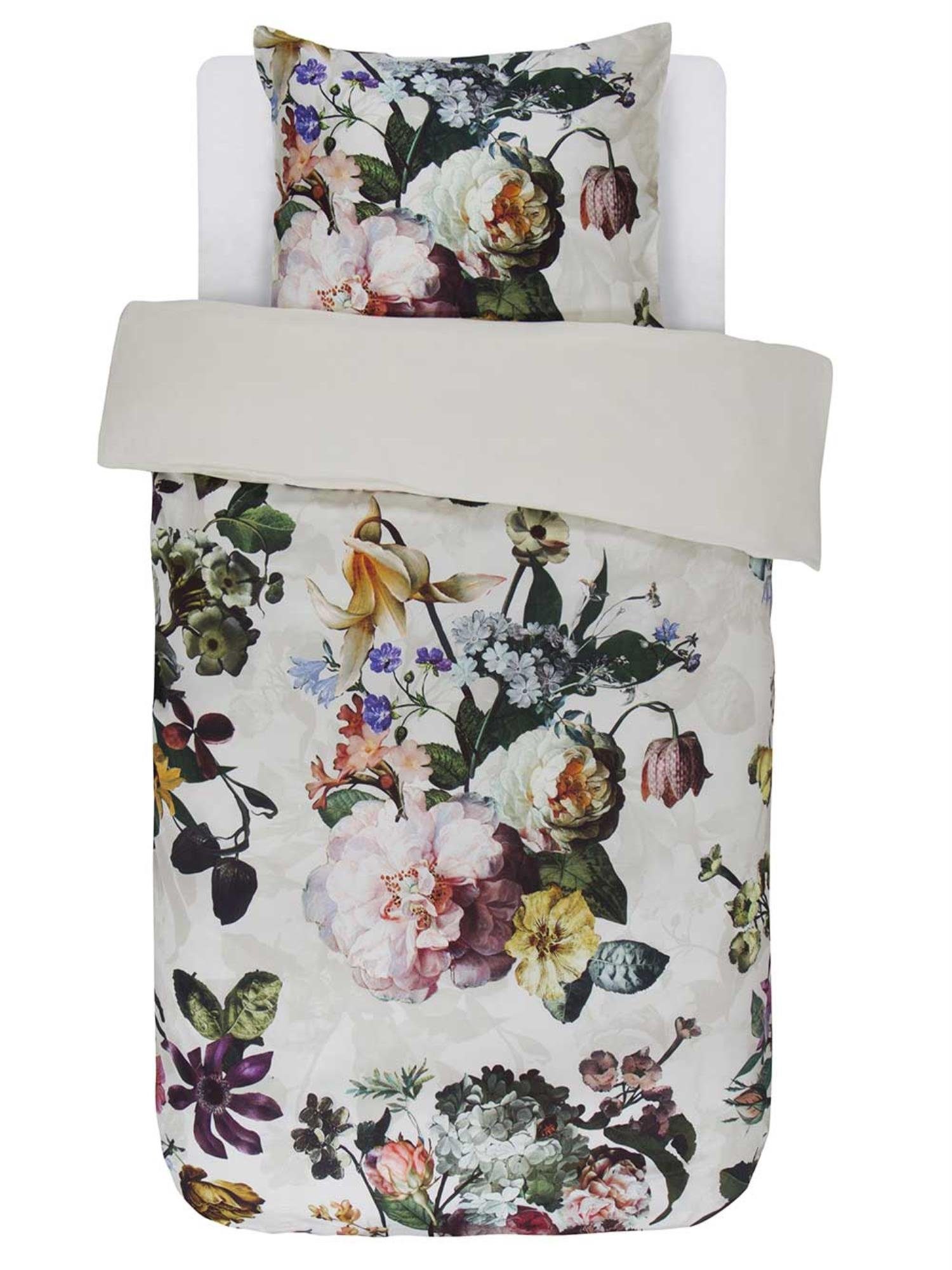Essenza Bettwäsche Fleur, Satin, 2 teilig, mit floralem Muster