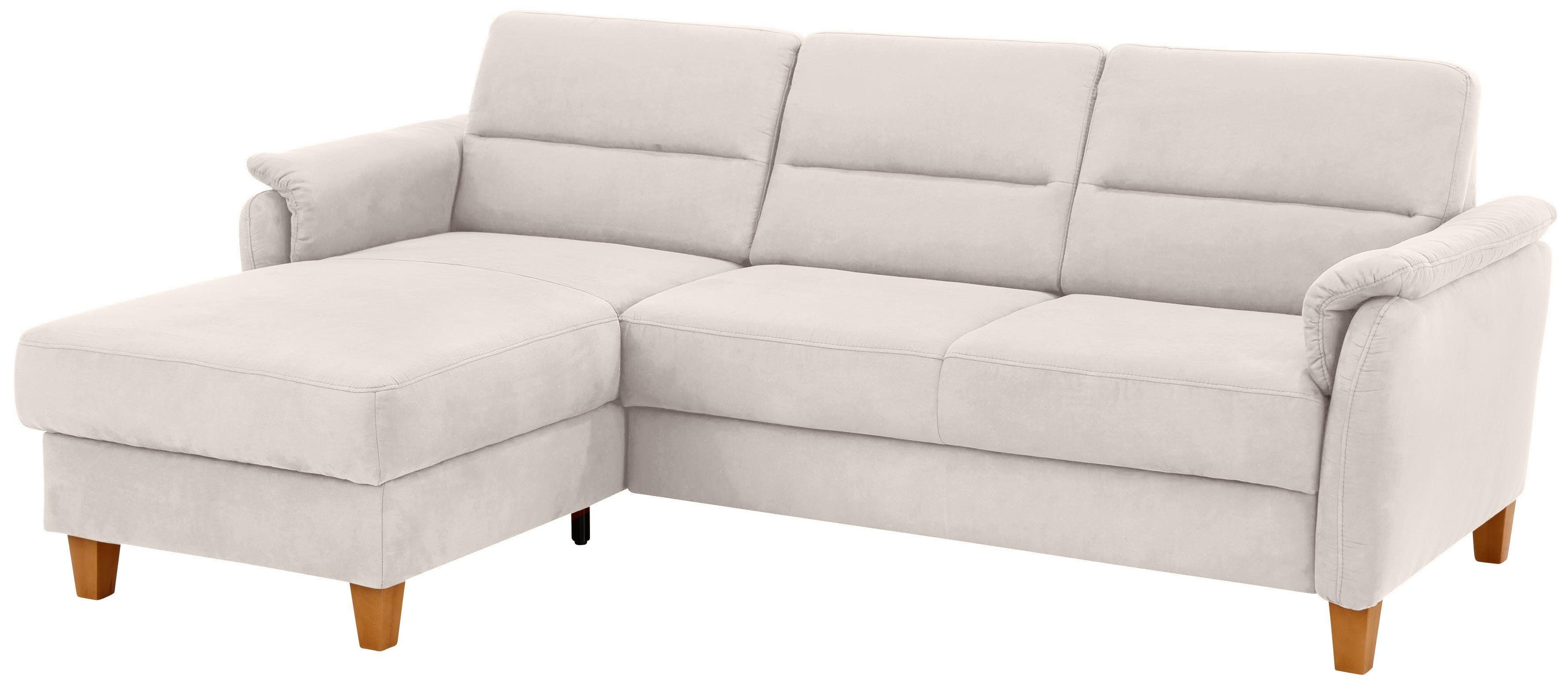 Home affaire Ecksofa Palmera L-Form, B: 244 cm - OTTO. Verlässliche Qualität., optional Bettfunktion & Bettkasten, Federkern