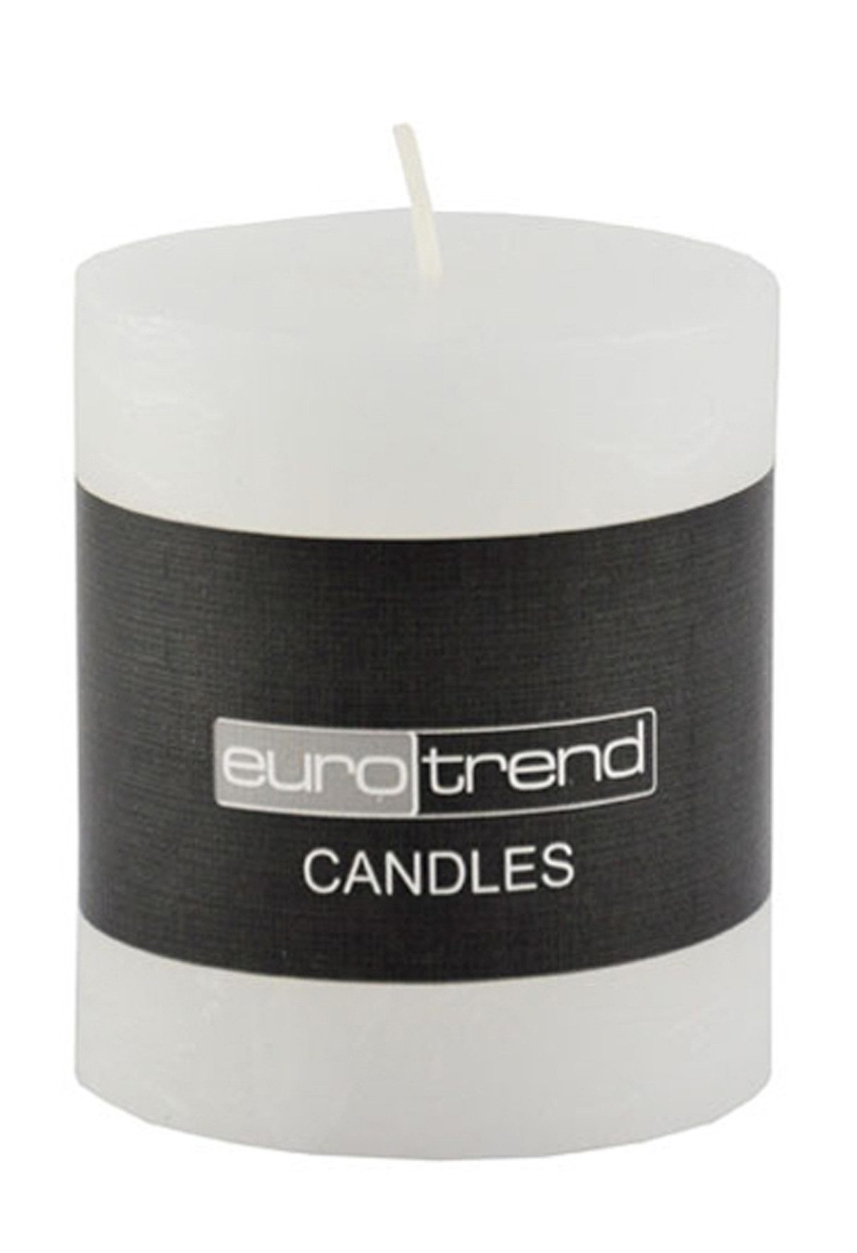 Kaheku Stumpenkerze Kaheku Cylinderkerze Rusti, Weiß, 13 cm hoch, 5384101320 (1-tlg)