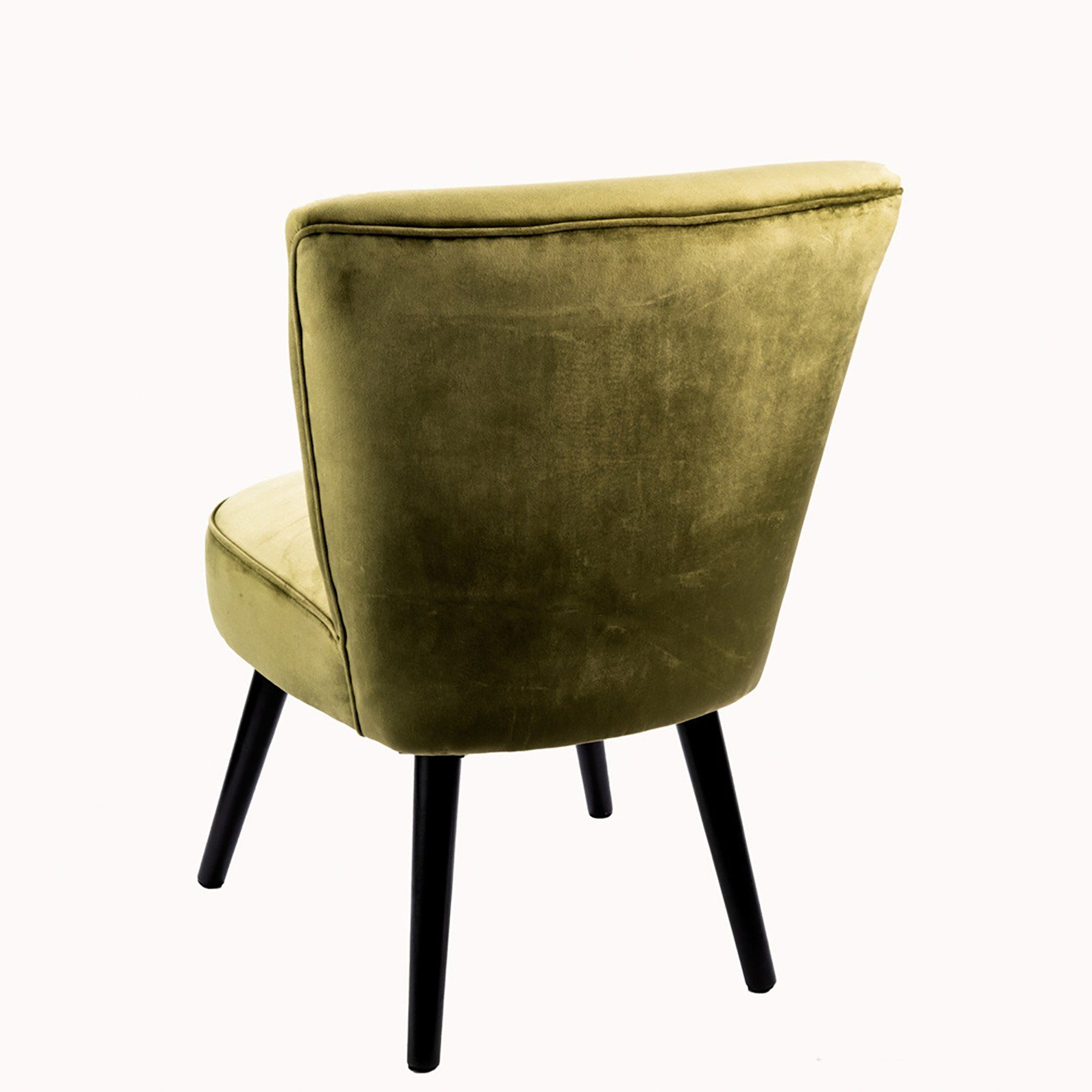 Cosy Home Ideas grün Sessel), 1x grün Sessel mit Knopfheftung, Stück, Bezug Optik Samt Samt (1 edler Cocktailsessel mit Knöpfen | Cocktailsessel Optik in