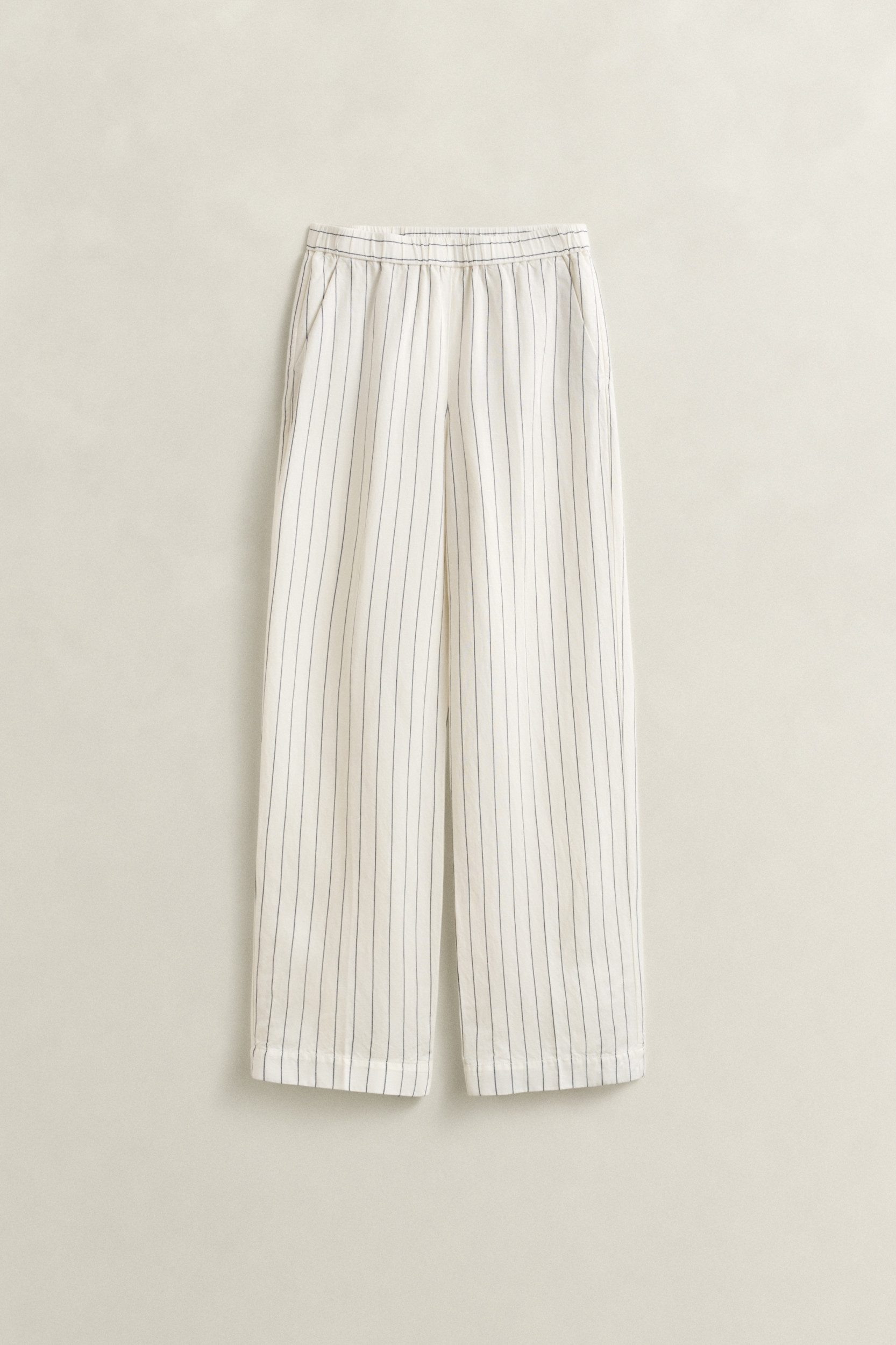 Gant Chinohose STRIPED LINEN BLEND PULL ON PANTS