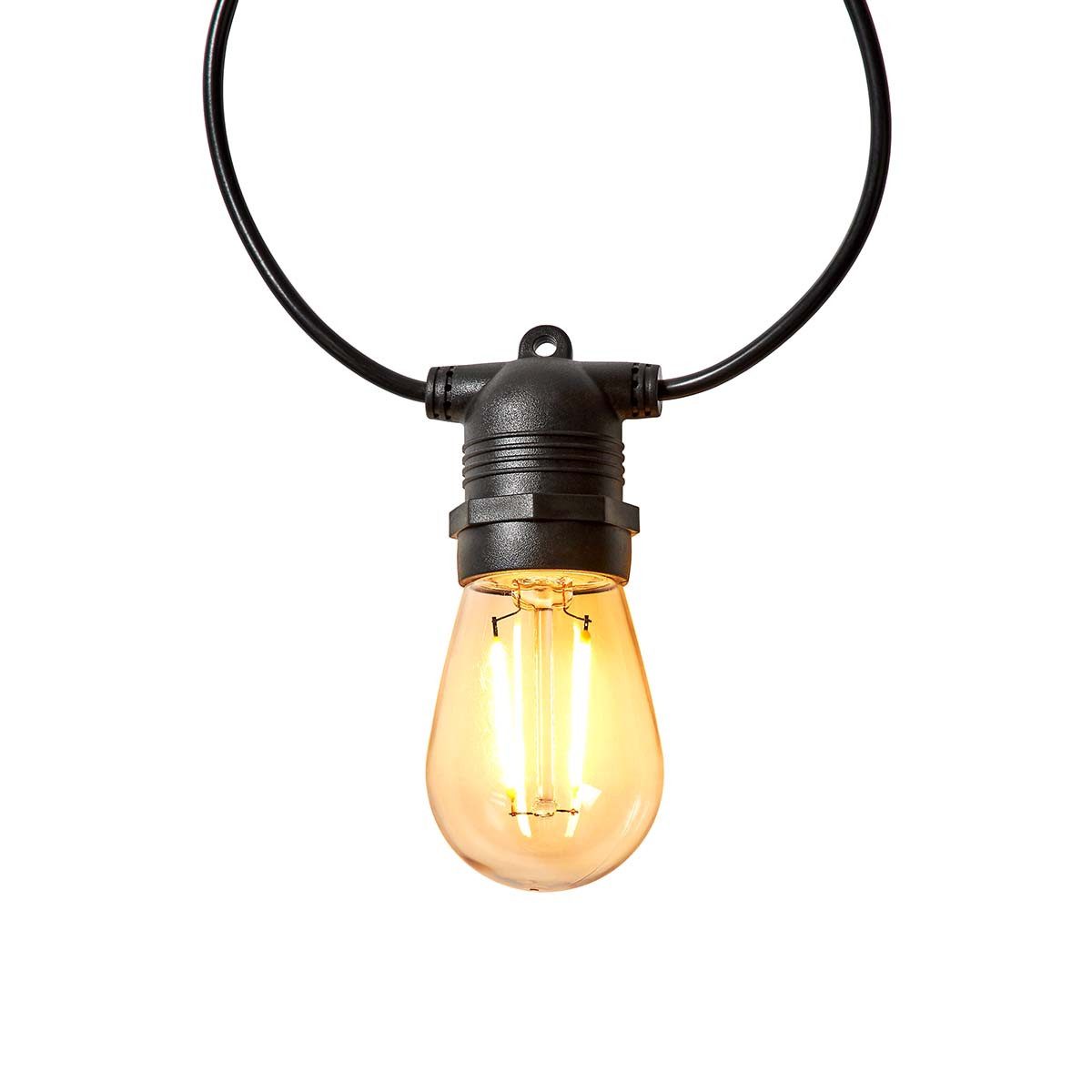 Nedis Discolicht WIFILP01F10, Wi-Fi, IP65, 8 Lichtmodi, Sprachsteuerung, für Garten und Balkon, Warmweiss, Wi-Fi, IP65, 8 Lichtmodi, Sprachsteuerung, für Garten und Balkon