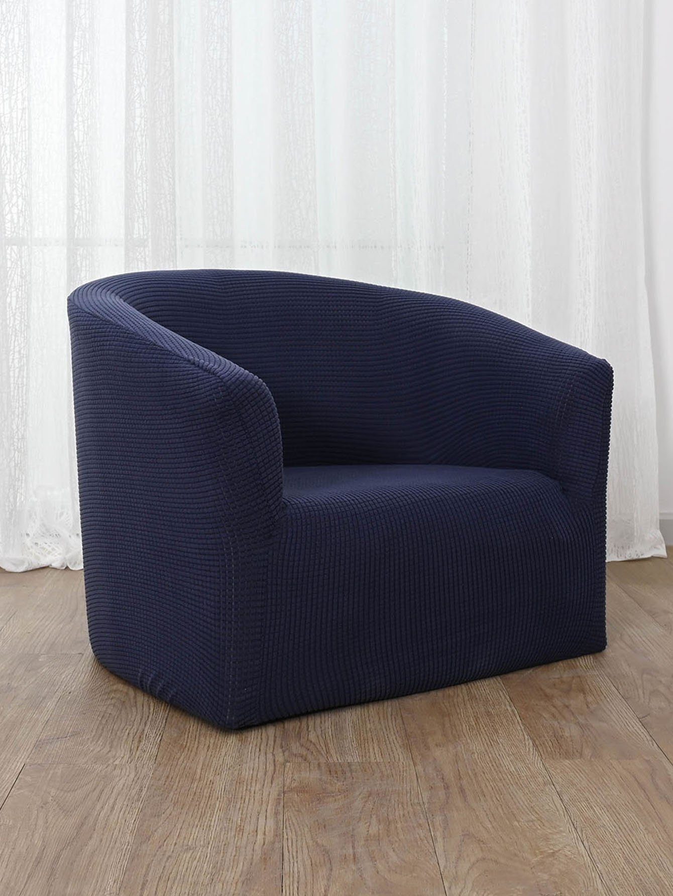 Stühle,1 Blau Sofahusse, Stretch-Sesselbezüge für St. HOMEIDEAS,
