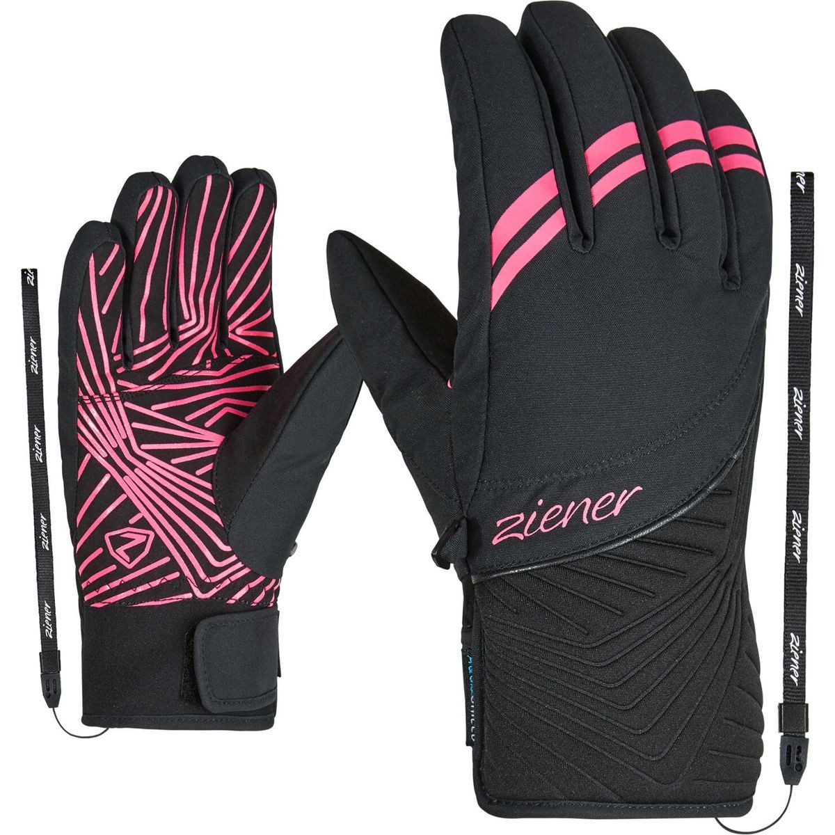 Ziener Skihandschuhe Kiwa ASR Lady Glove Cooler, lässiger Damenskihandschuh