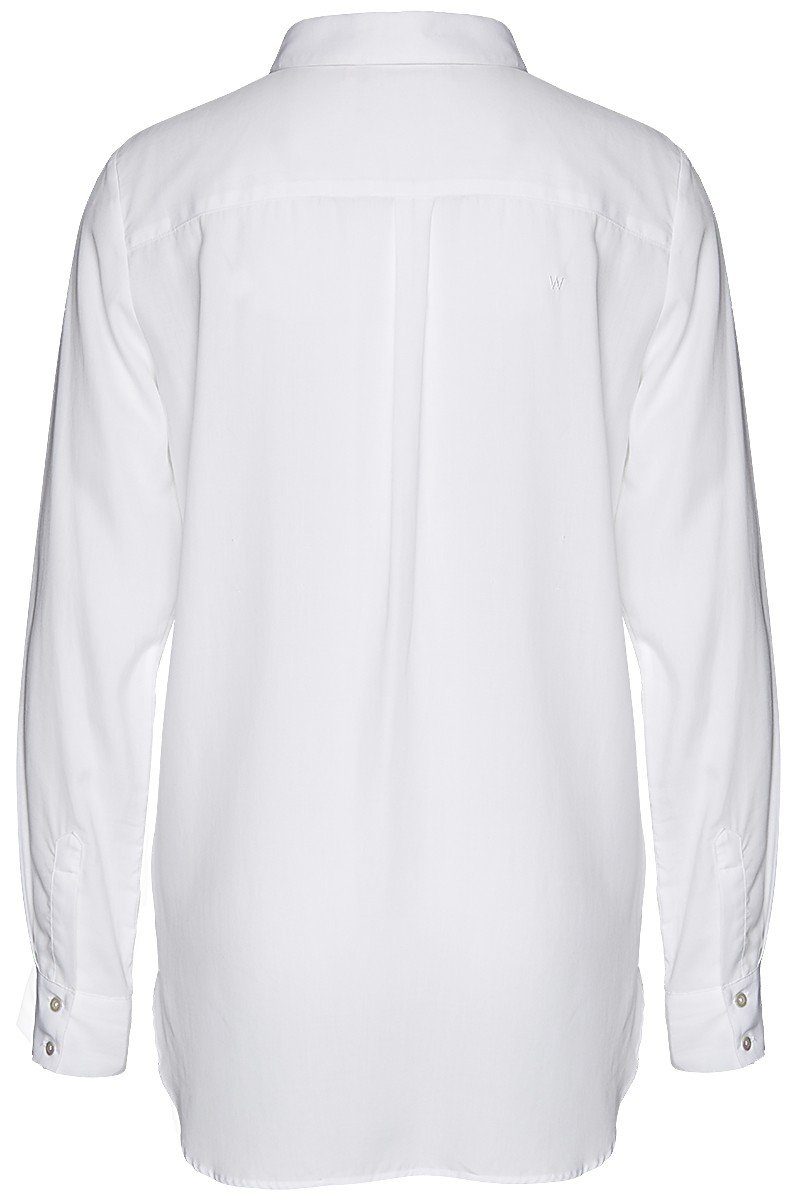 wunderwerk Klassische Bluse Contemporary blouse TENCEL white 100 