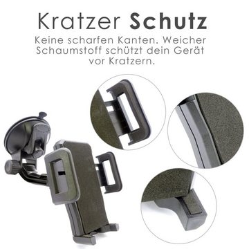 scozzi Handyhalterung Auto Saugnapf Windschutzscheibe Scheibe Handy Halter Handy-Halterung