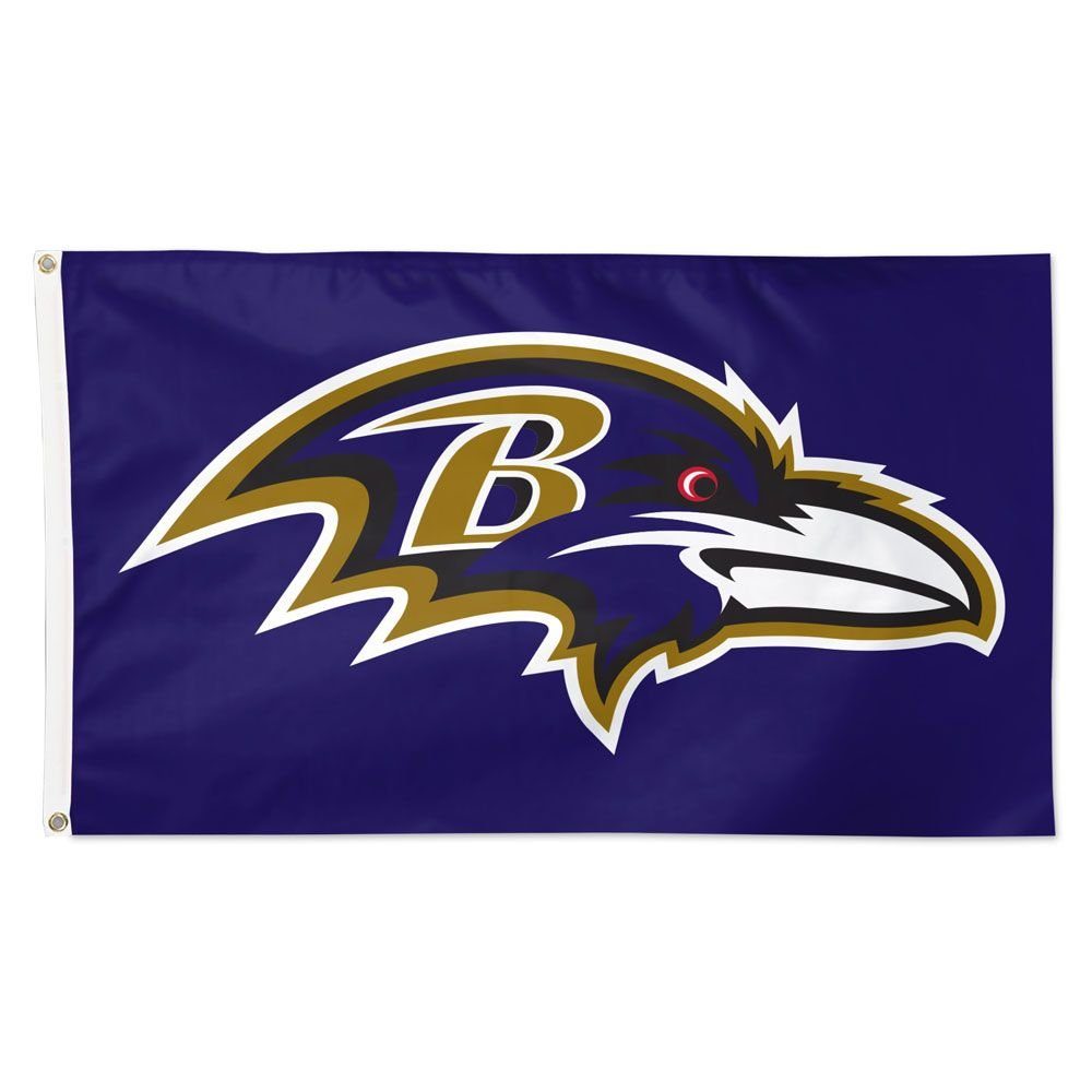 WinCraft Wanddekoobjekt NFL 150x90cm Ravens Banner Baltimore Flagge NFL