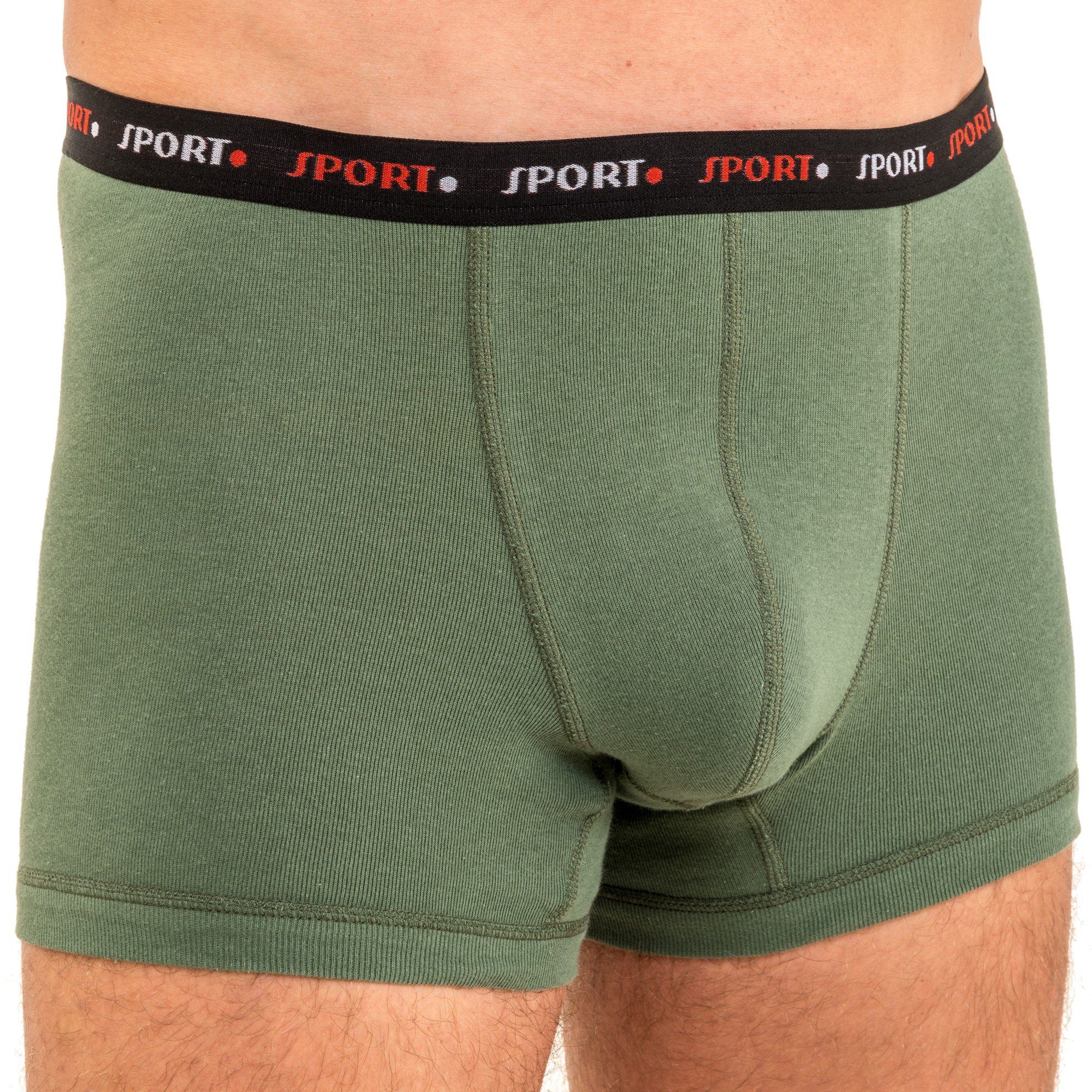 HERMKO Boxer 8950 mit Webbund, Bio-Baumwolle/Elastan, kurzem Bein, Feinripp günstig online kaufen