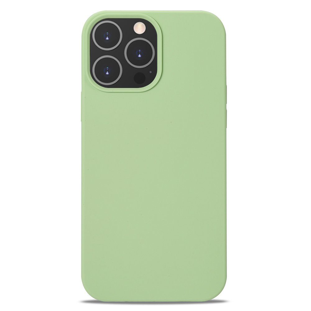 FITSU Handyhülle Silikon Case für iPhone 12 Pro Hülle 6,1 Zoll, Schlanke Handyschale Soft Case Schutzhülle mit Kameraschutz Slim Cover