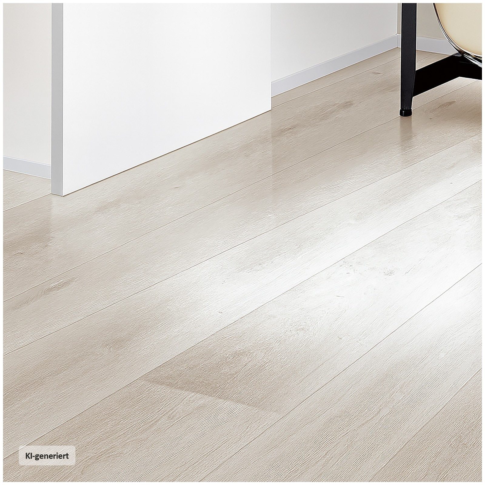 HTI-Living Vinyllaminat Selbstklebender PVC-Boden Hellgrau, 0,975 m² im Paket, Bodenbelag Dielen Vinylfussboden Laminat