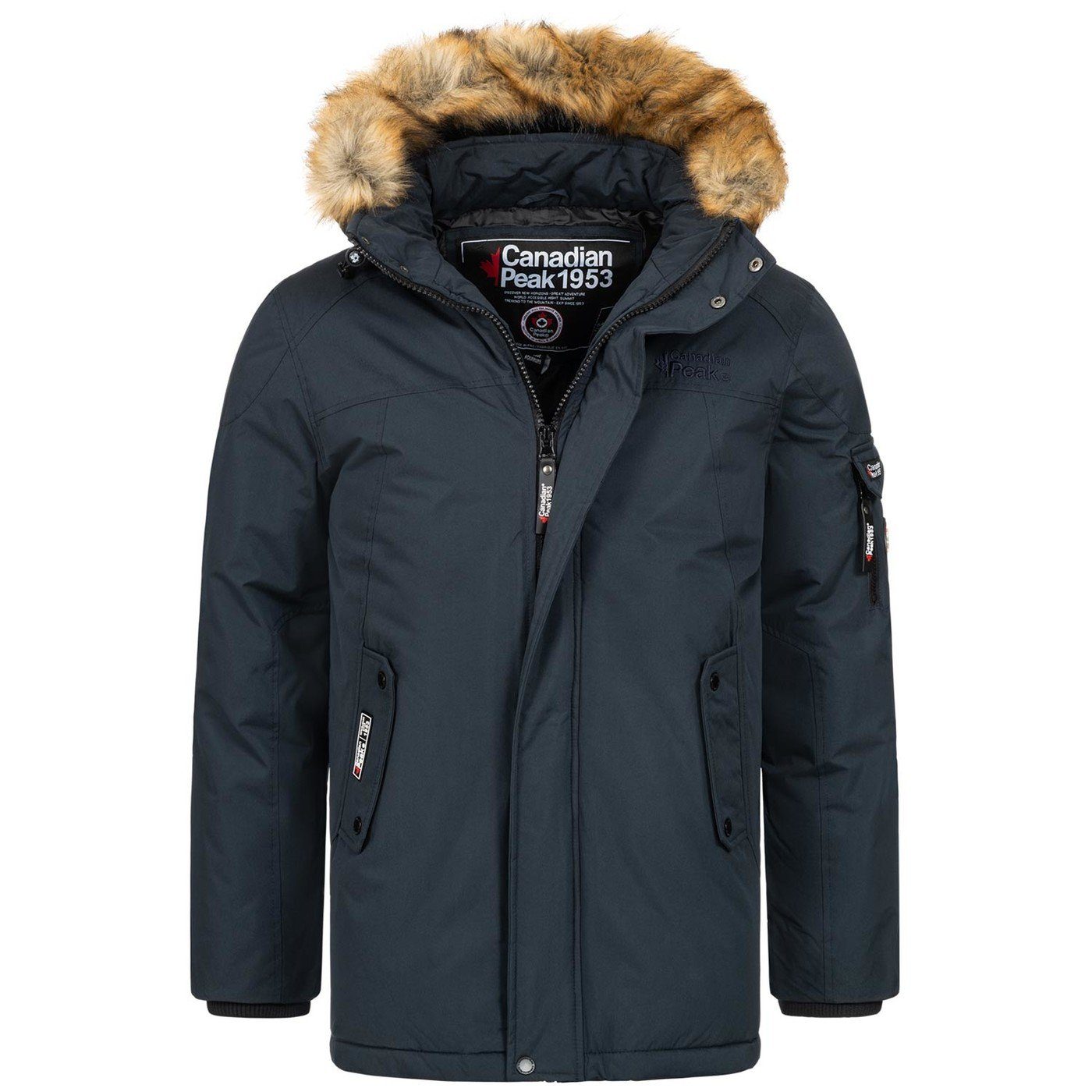 Canadian Peak Schneejacke Canadian Peak Alexan Herren Winterjacke mit abnehmbarem Kunstfellkragen