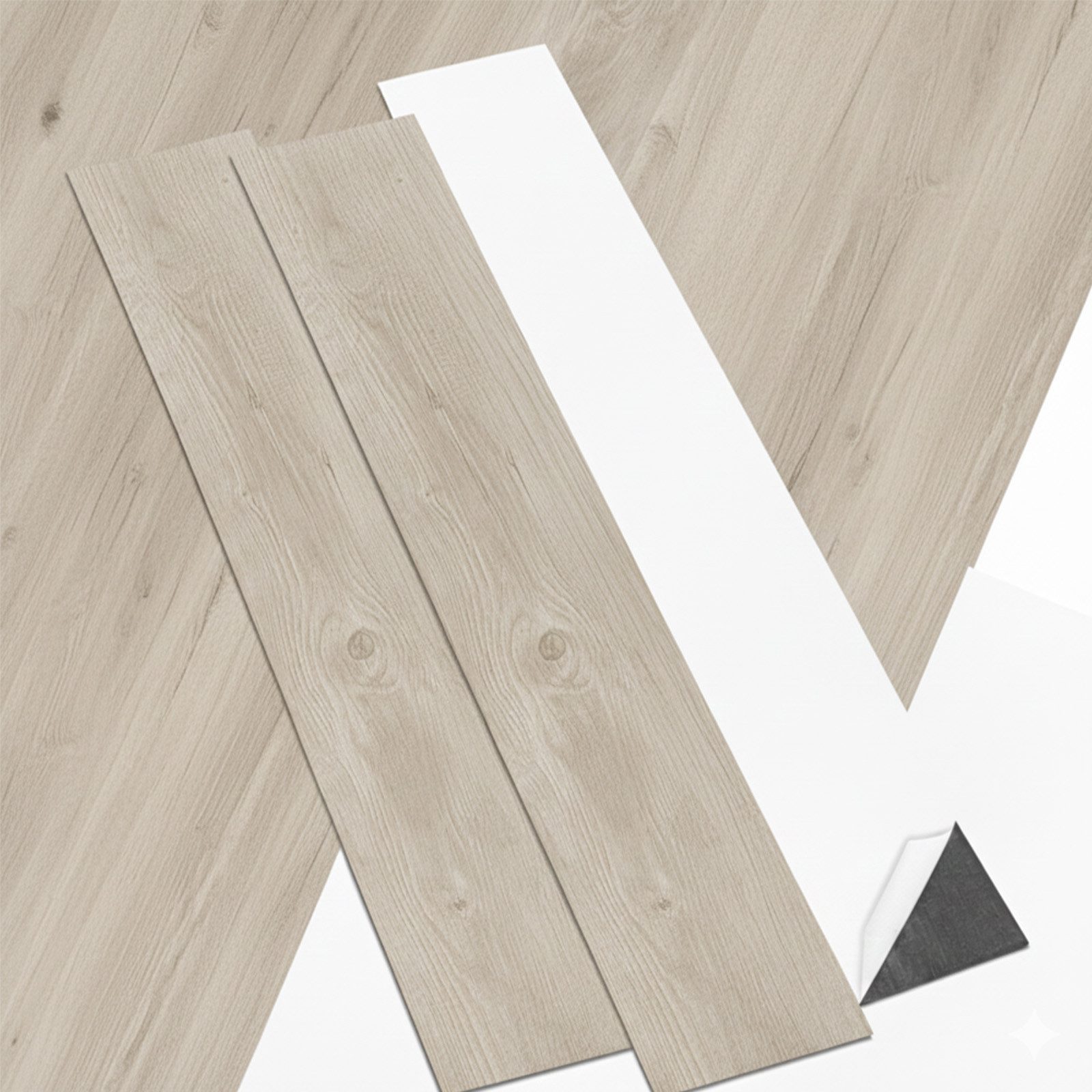 Endorphin Vinylboden Vinylboden selbstklebend in Holzoptik Kiefer 2,93qm, Selbstklebend, pflegeleicht, fußwarm, leise, strapazierfähig, renovierungsfreundlich