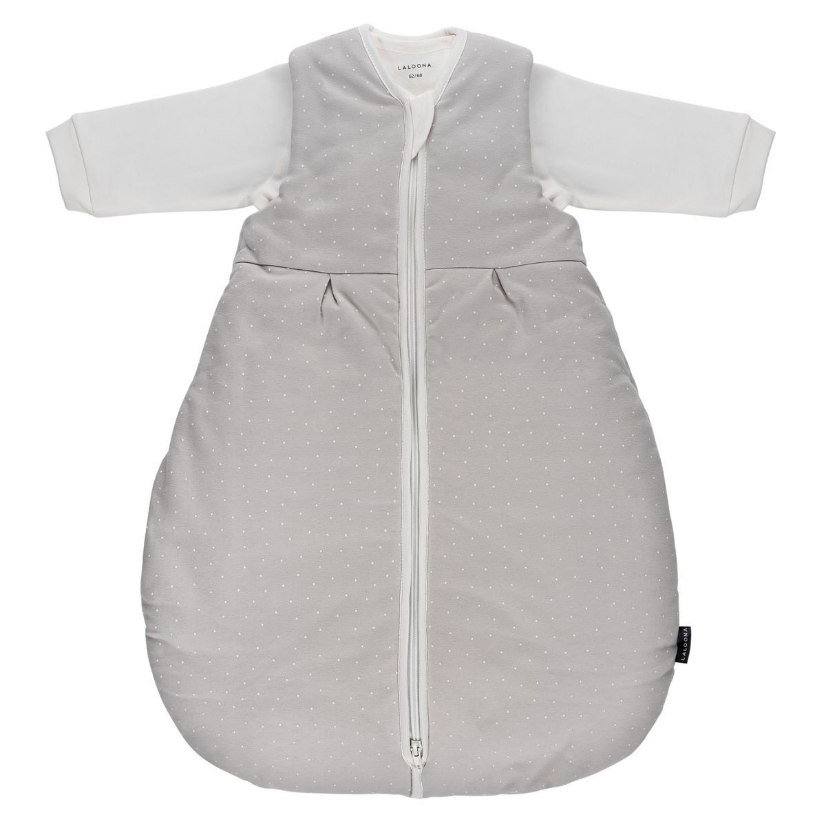 LaLoona Schlafsack Dots - Light Taupe, Ganzjahres Baby Schlafsack Set 2-tlg günstig online kaufen