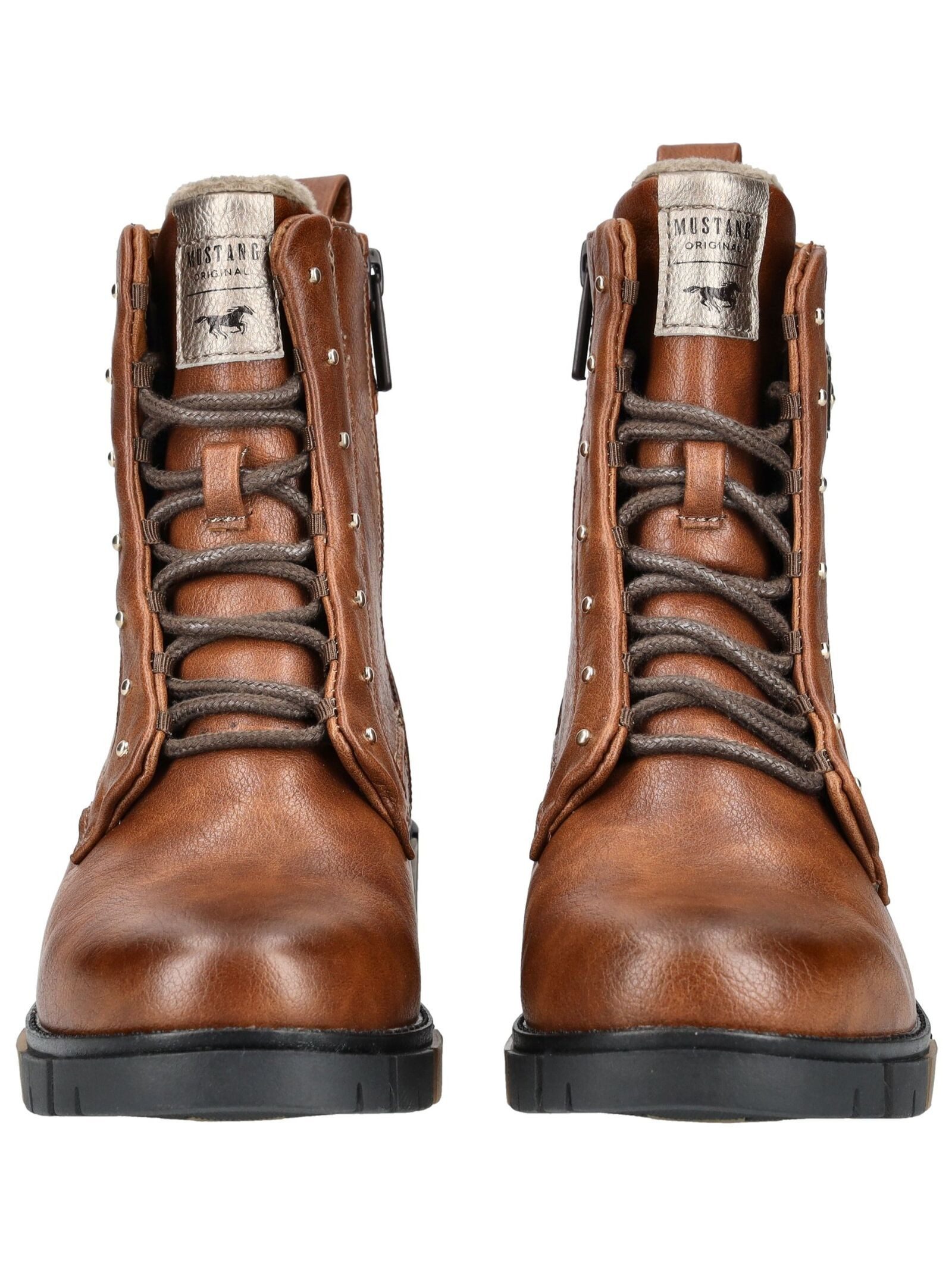 Mustang Shoes Mustang Shoes Stiefelette Lederimitat Schnürstiefelette