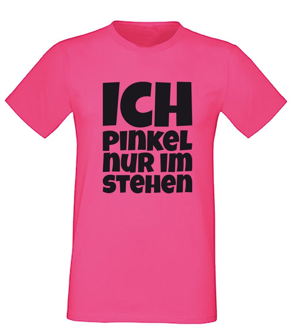 G-graphics T-Shirt Ich pinkel nur im stehen Herren T-Shirt mit Spruch-Print günstig online kaufen
