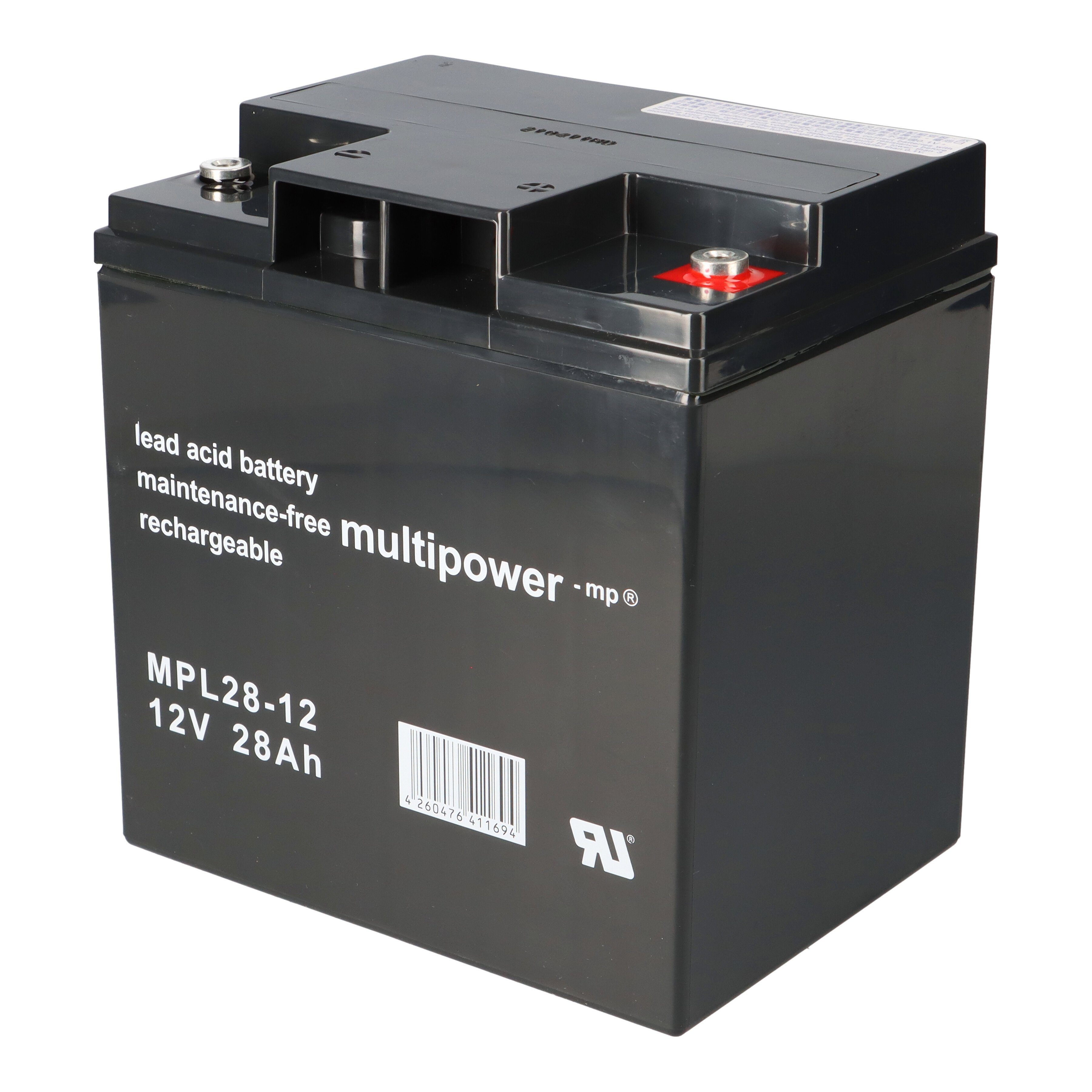 Multipower Multipower Blei-Akku MPL28-12 12V Bleiakkus Pb 28Ah