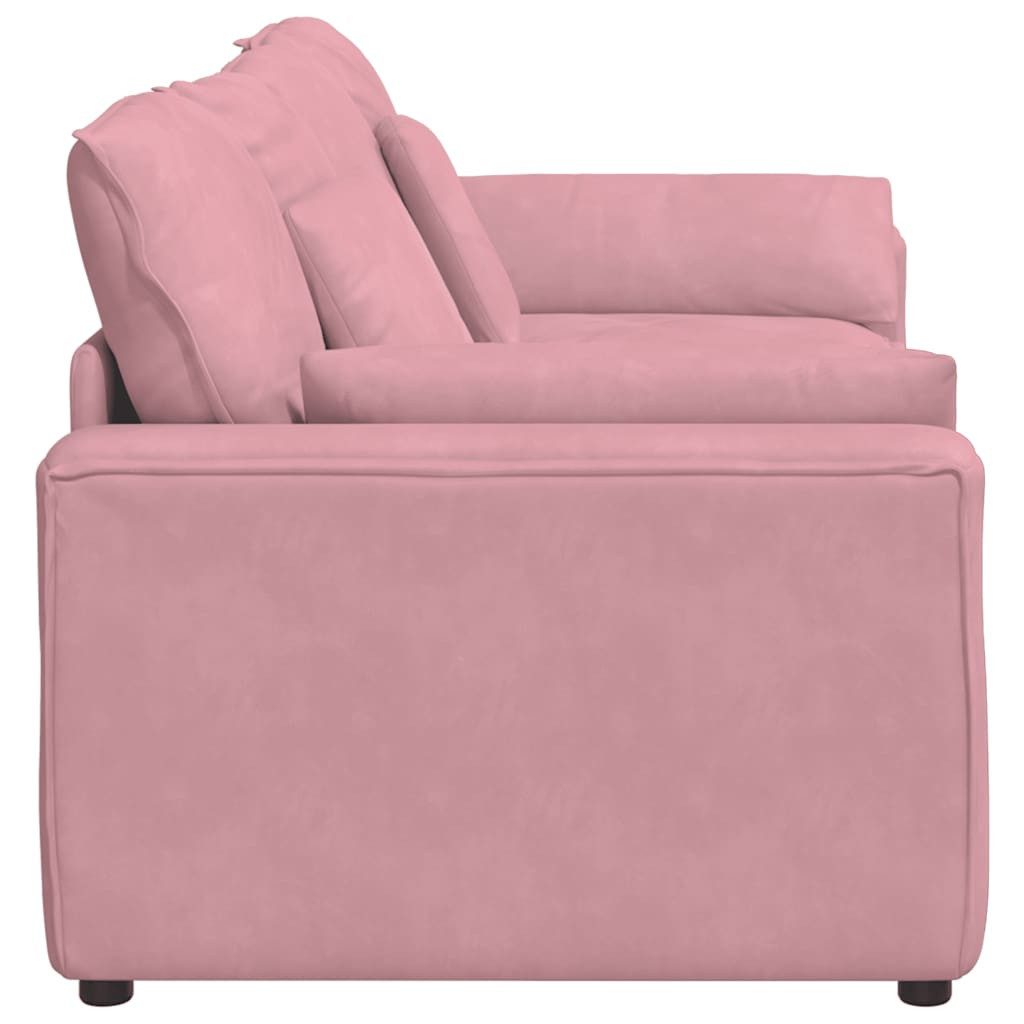 vidaXL Sofaelement Modulares Sofa mit Kissen Rosa