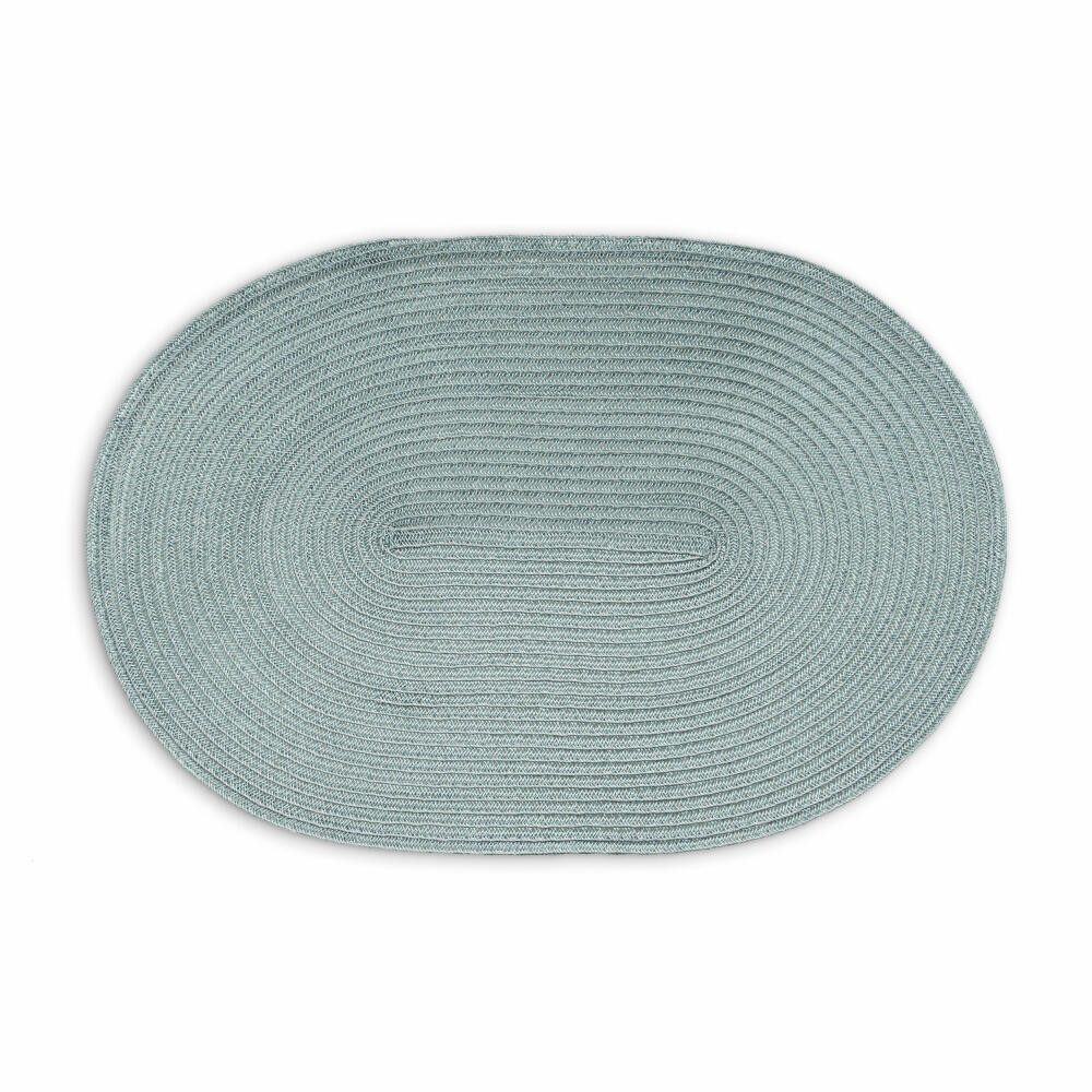 Continenta Platzset Oval Graublau 45 x 31 cm