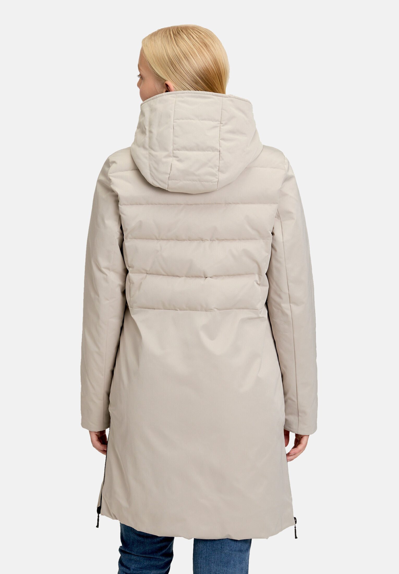 Amber & June Winterjacke Damen Kunstdaune