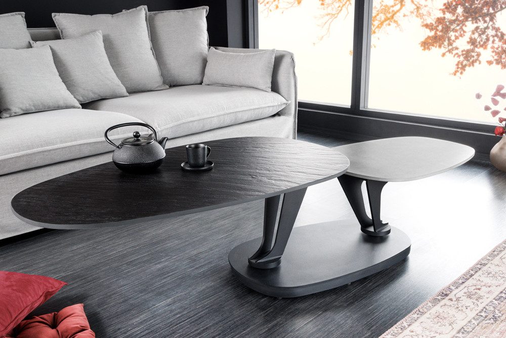 riess-ambiente Couchtisch MOVEMENT schwarz grau · günstig online kaufen