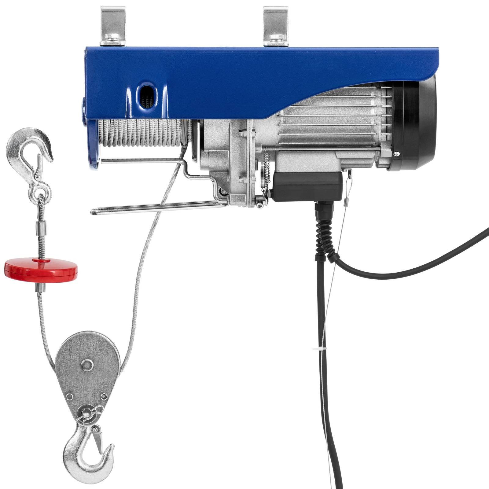 MSW Seilwinde Seilhebezug 800 kg 12 m Motorwinde 1300 W Flaschenzug Hebezug, verschiedene Produktvarianten – Bild 5 von 5
