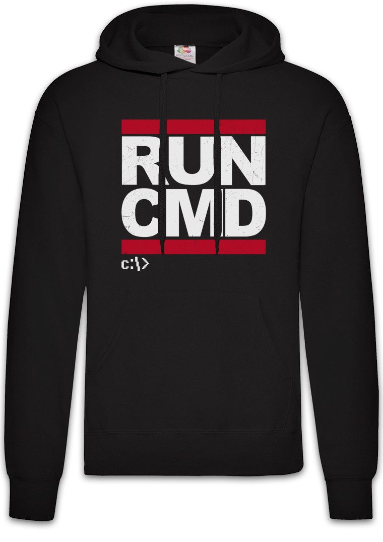 Hoodie RUN CMD Herren Hoodie Hacker Computer Science Programmierer Admin IT