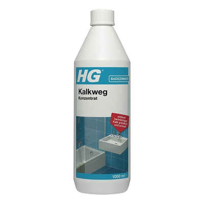HG HG Kalkweg Konzentrat 1L - Entfernt auch Rostflecken & Urinstein (1er Badreiniger