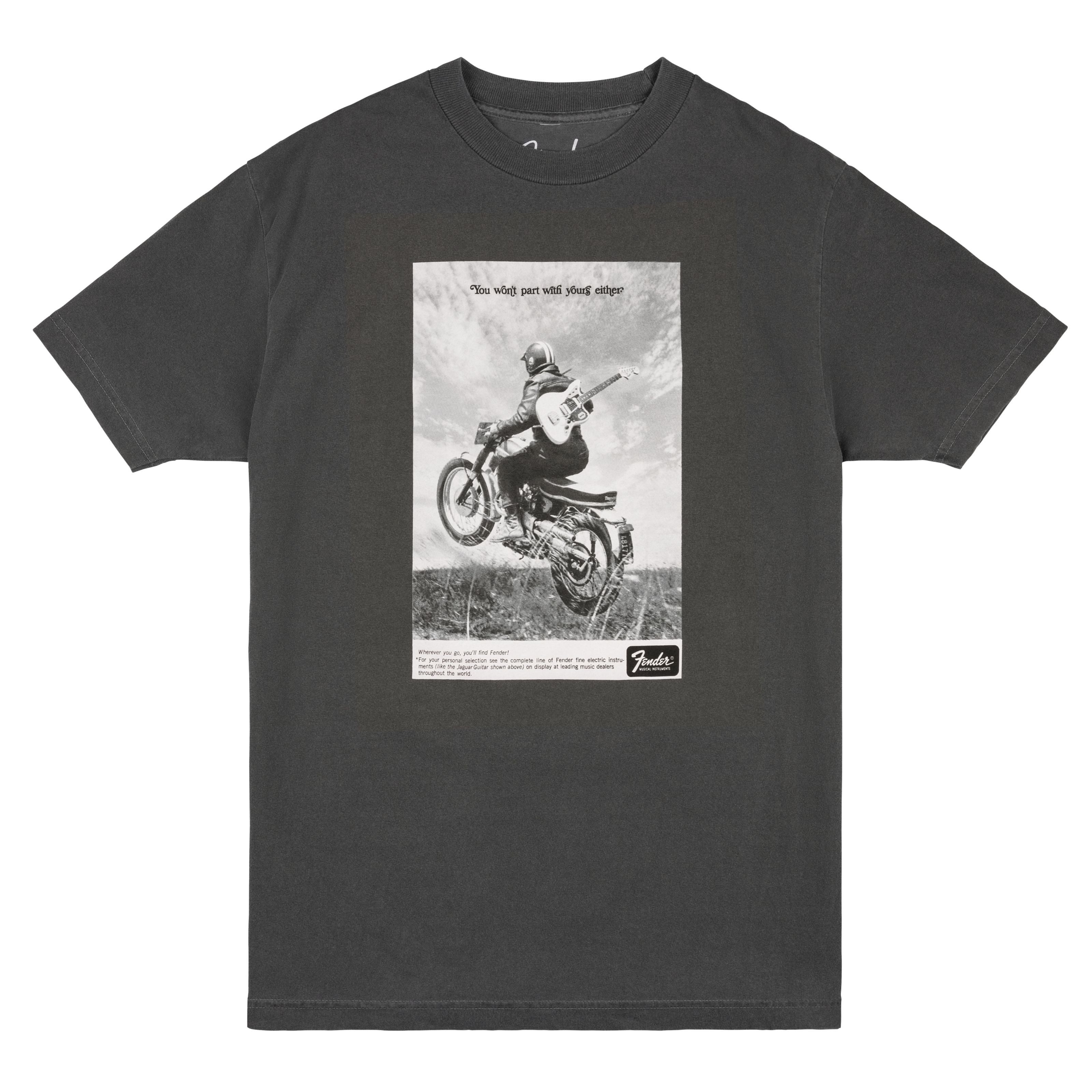 Fender T-Shirt (Textilien, T-Shirts) Vintage Ad Biker Tee S - T-Shirt