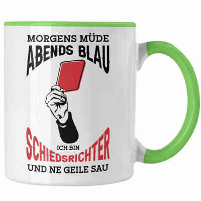 Trendation Tasse Schiedsrichter Tasse Geschenk für Schiedsrichter mit Spruch