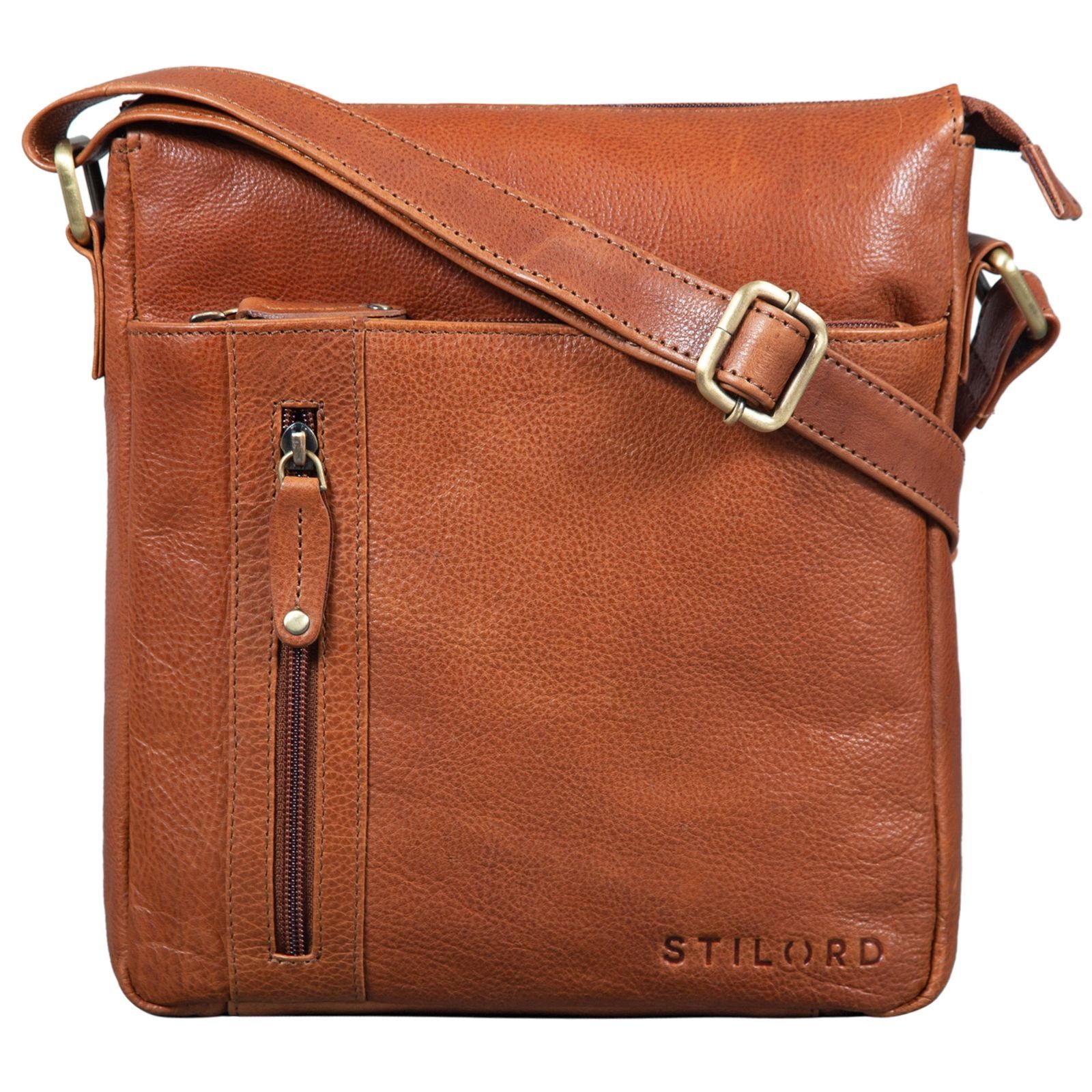 STILORD Messenger Bag "Brady" Herrenhandtasche Leder Umhängetasche