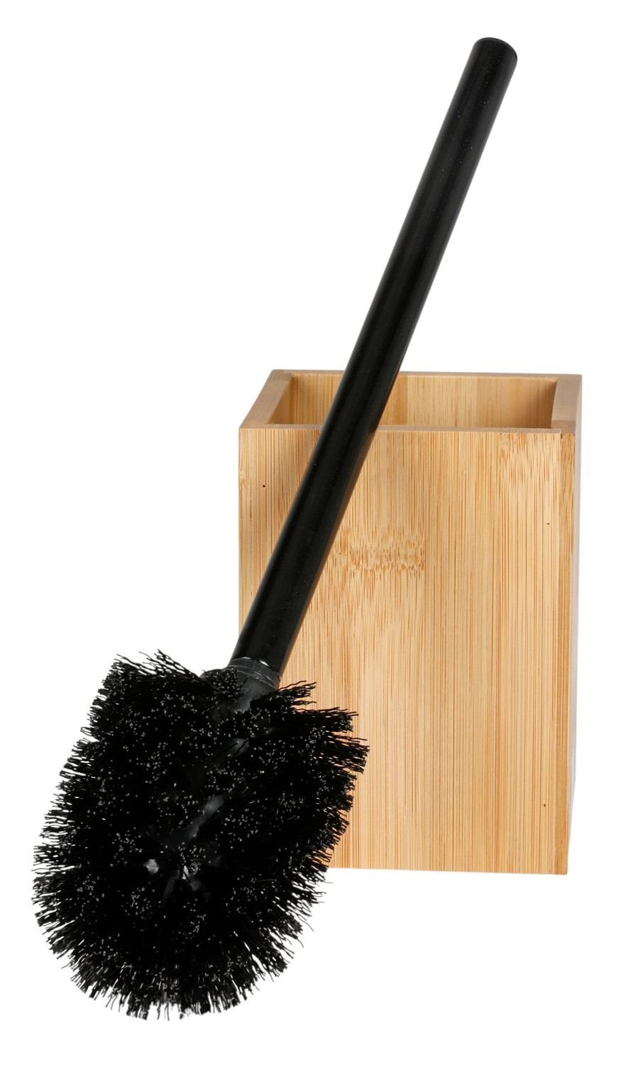 BURI WC-Garnitur Toilettenbürstenhalter aus Bambus WC-Bürste günstig online kaufen