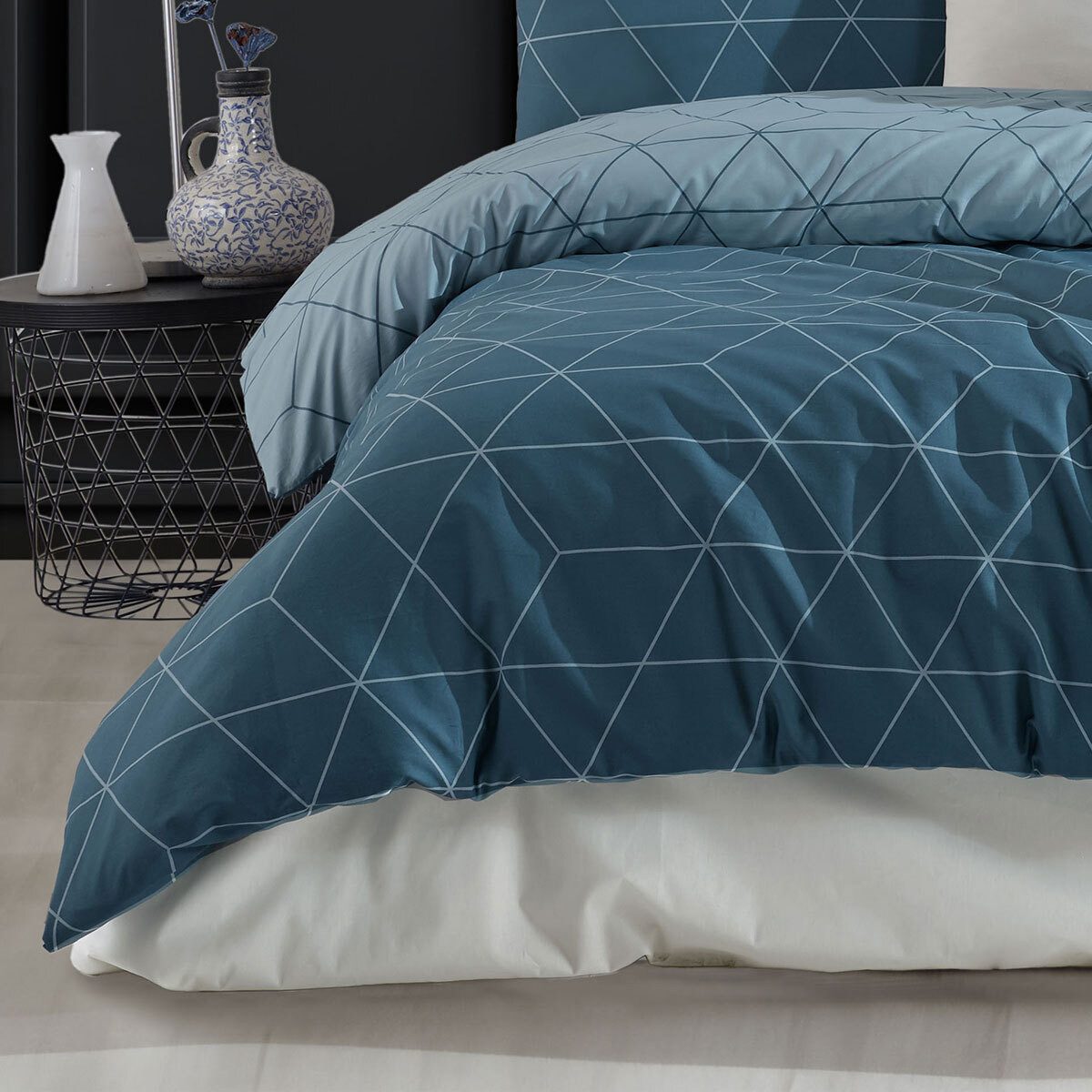 TRAUMSCHLAF Bettwäsche West, Renforce, 1 teilig, Hautsympathisch, anschmiegsam und temperaturausgleichend