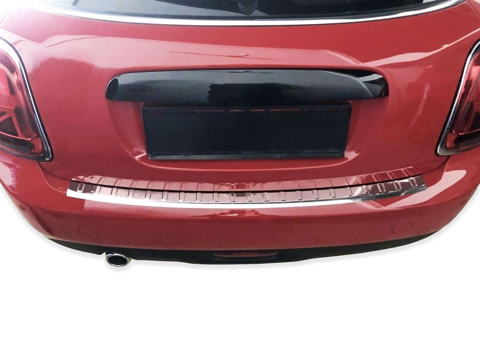 RECAMBO Ladekantenschutz für MINI F55 F56 F57, ab 2014 Stoßstangenschutz, V2A rostfrei, Exklusive Optik, praktischer Schutz & perfekte Passform